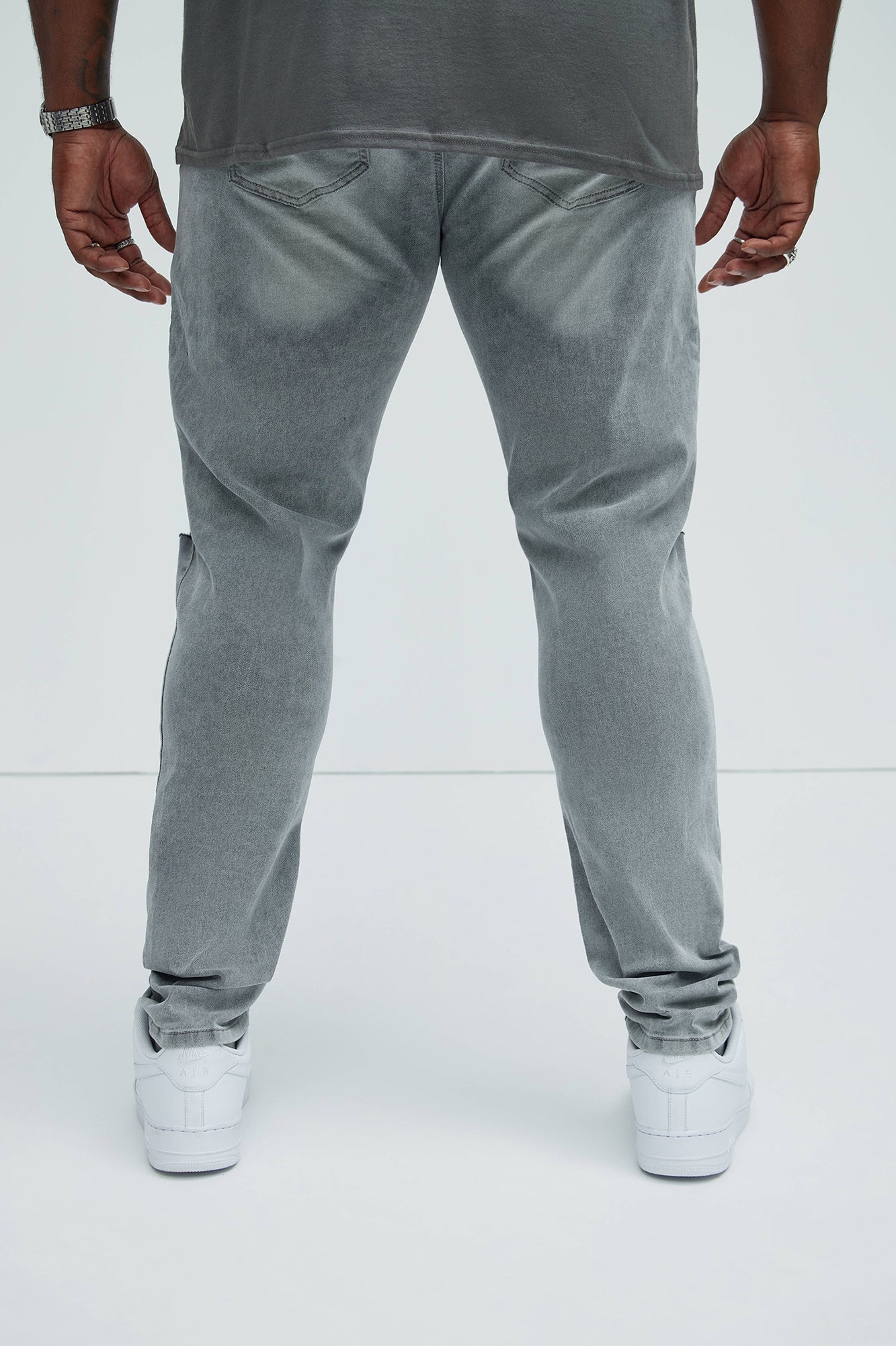Ghost Skinny Jean - Grey Fashion Nova
