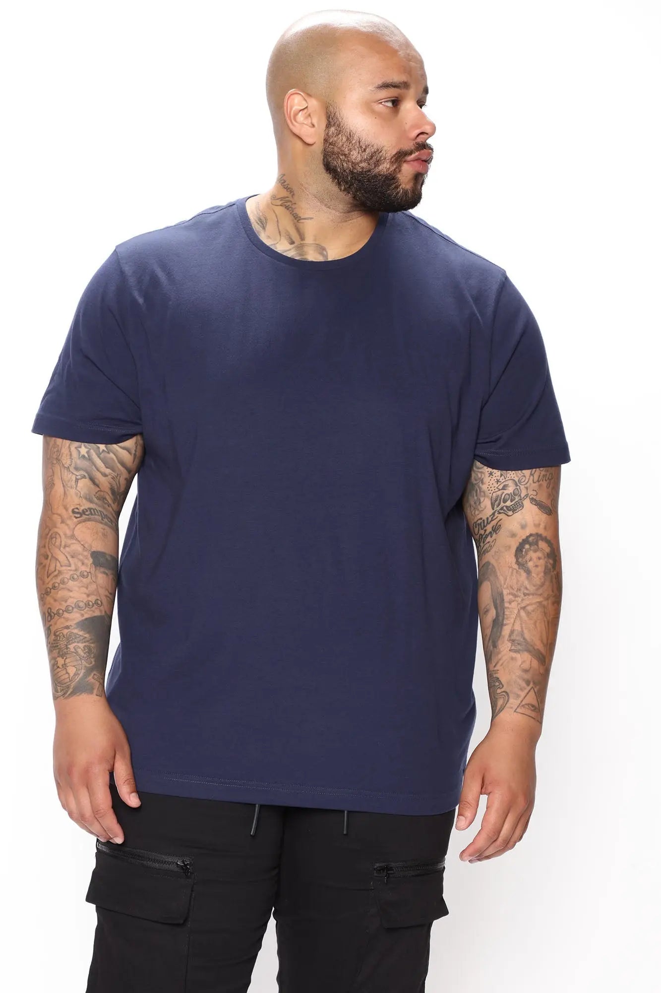 Classic Lightweight Tee - Navy Fashion Nova