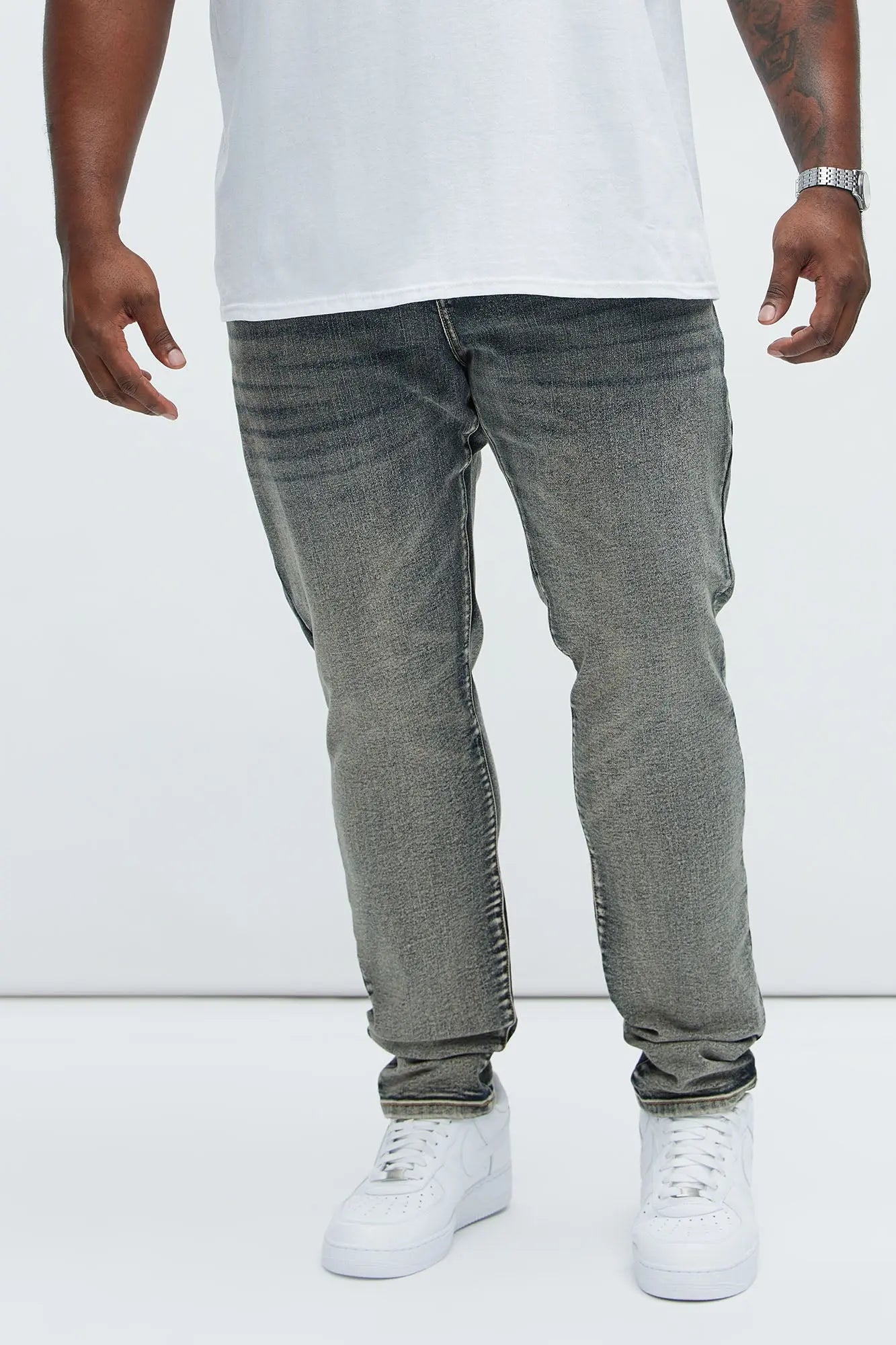 Lance Stacked Skinny Jeans - Dark Wash Fashion Nova
