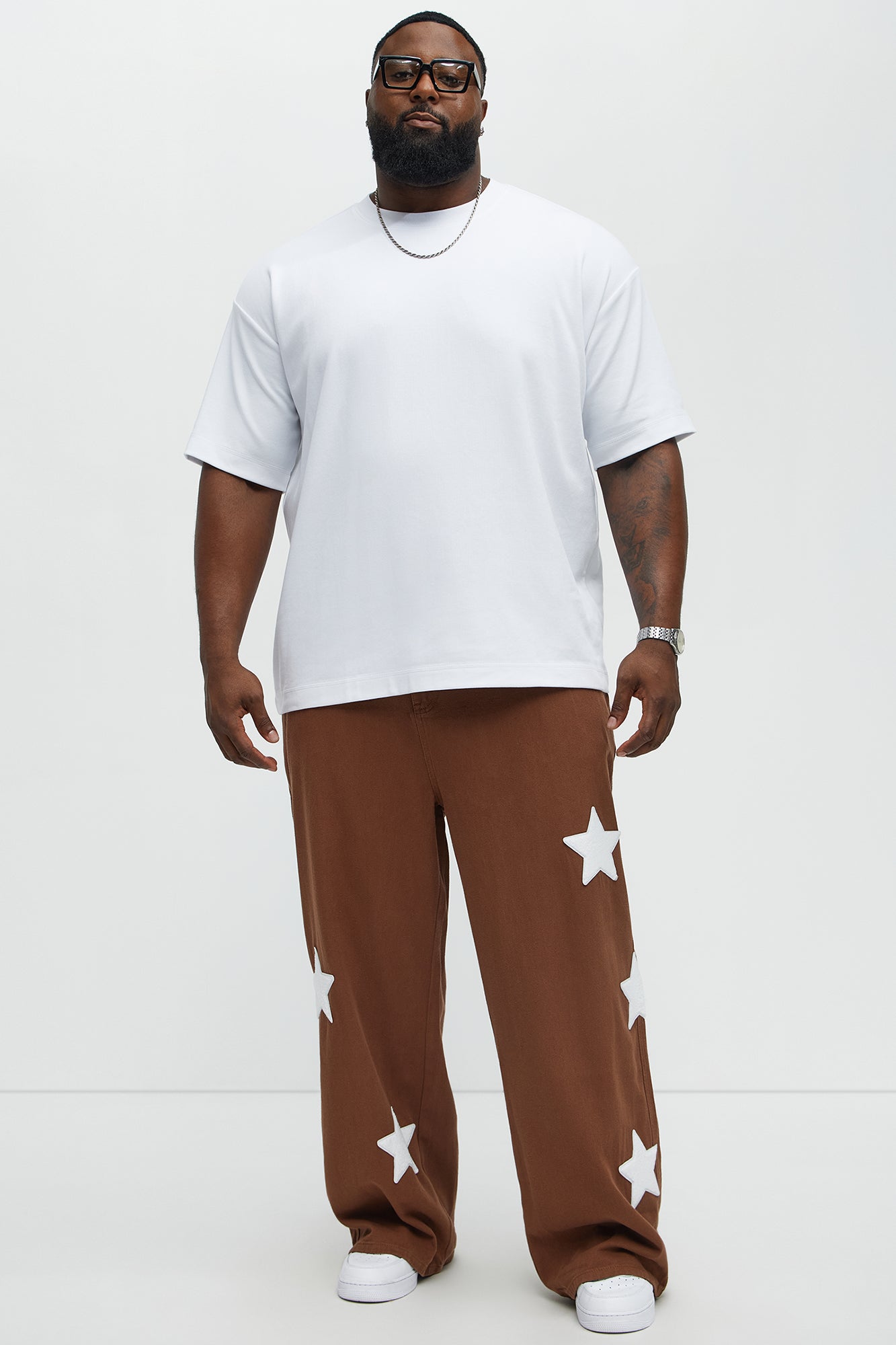 Relaxed Premium Everyday Tee - White Fashion Nova