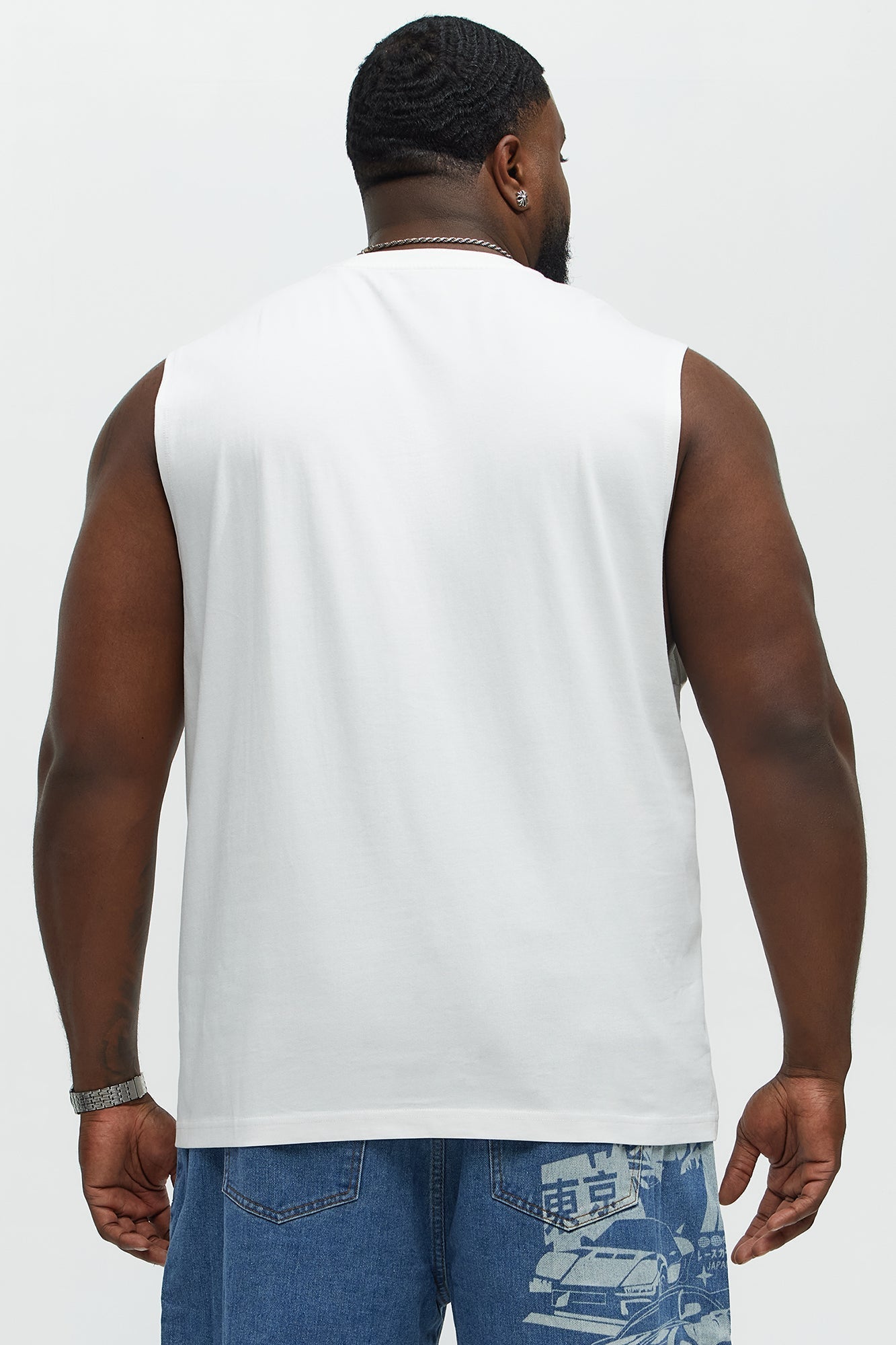 Forte Muscle Tee - White Fashion Nova