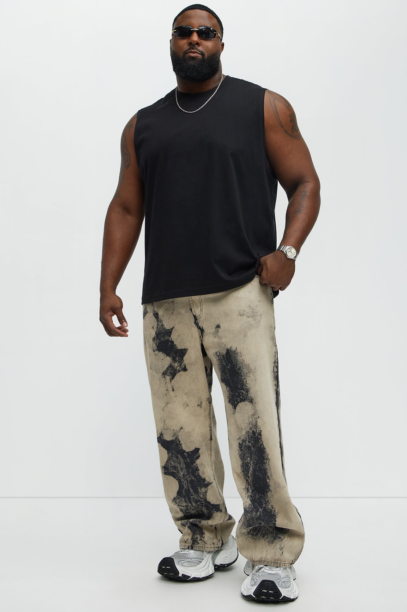 Forte Muscle Tee - Black Fashion Nova