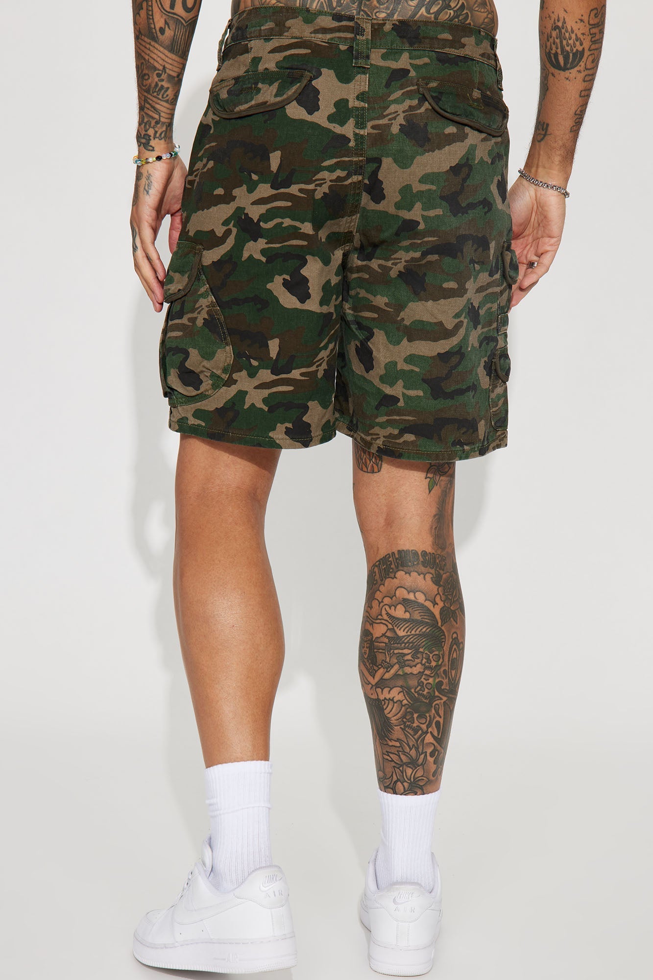 Get Out Twill Cargo Shorts - Camouflage Fashion Nova