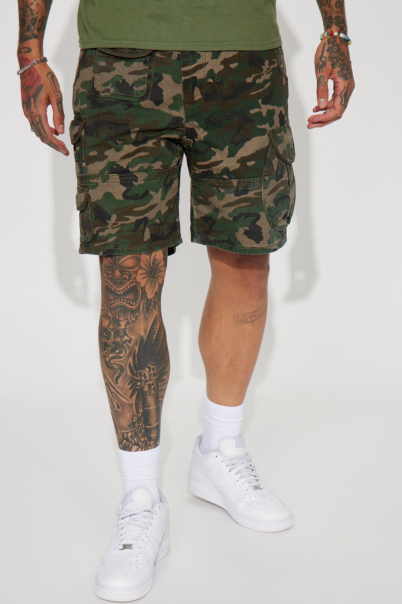 Get Out Twill Cargo Shorts - Camouflage Fashion Nova