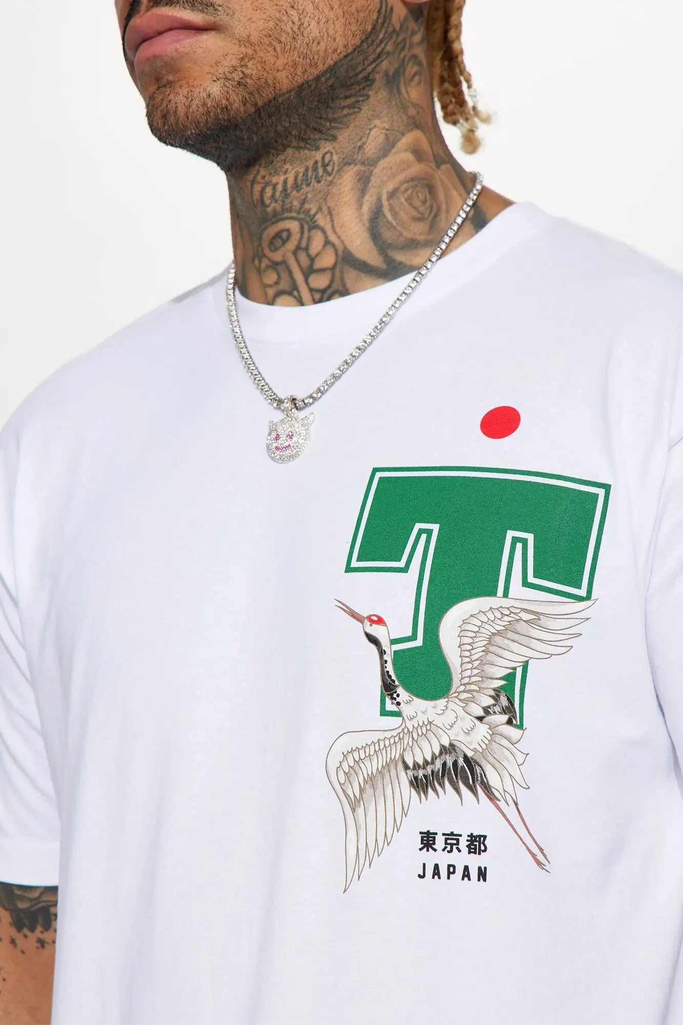 Tokyo 99 Short Sleeve Tee - White Fashion Nova
