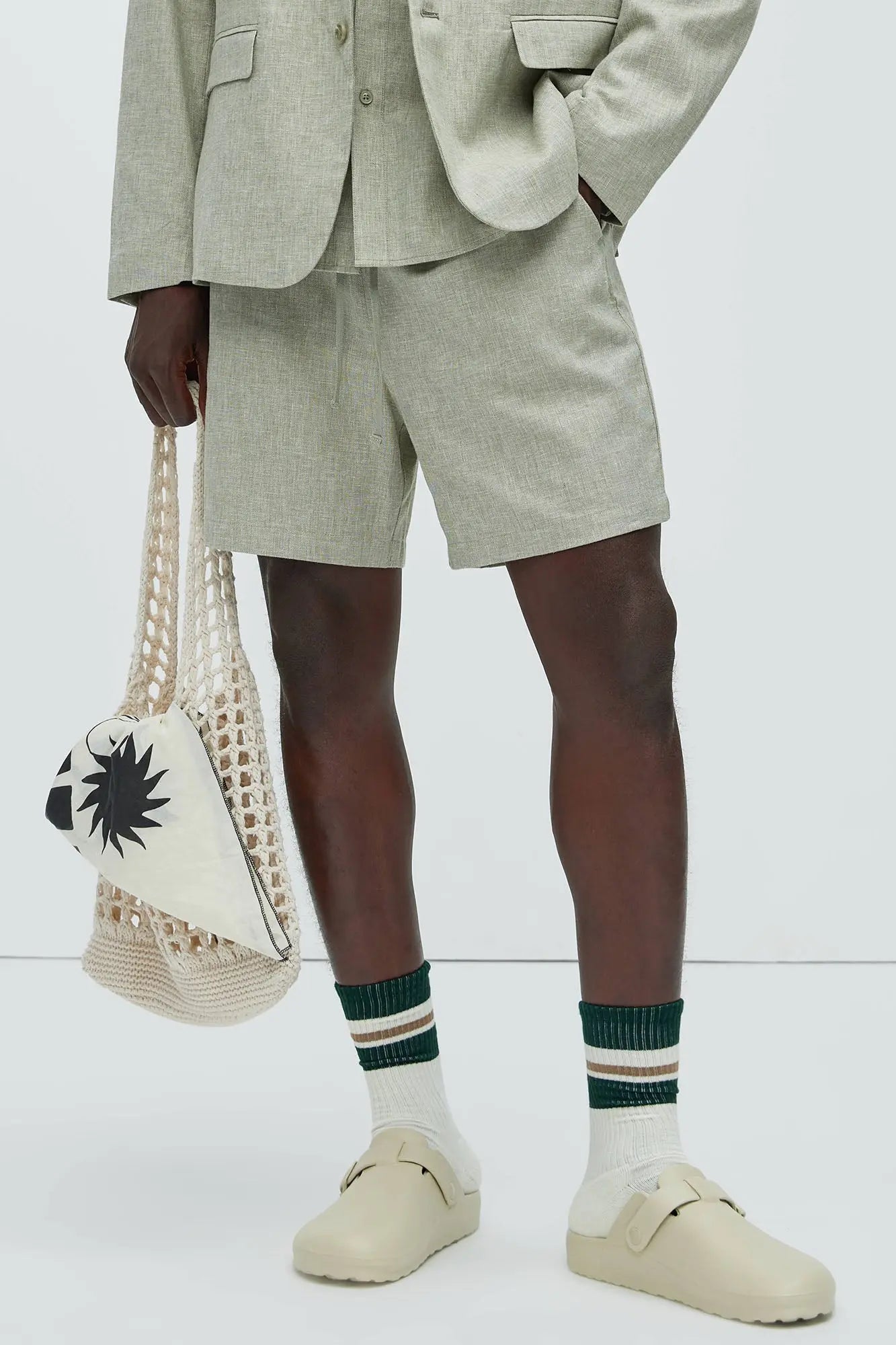 Bahamas Linen Shorts - Green Fashion Nova