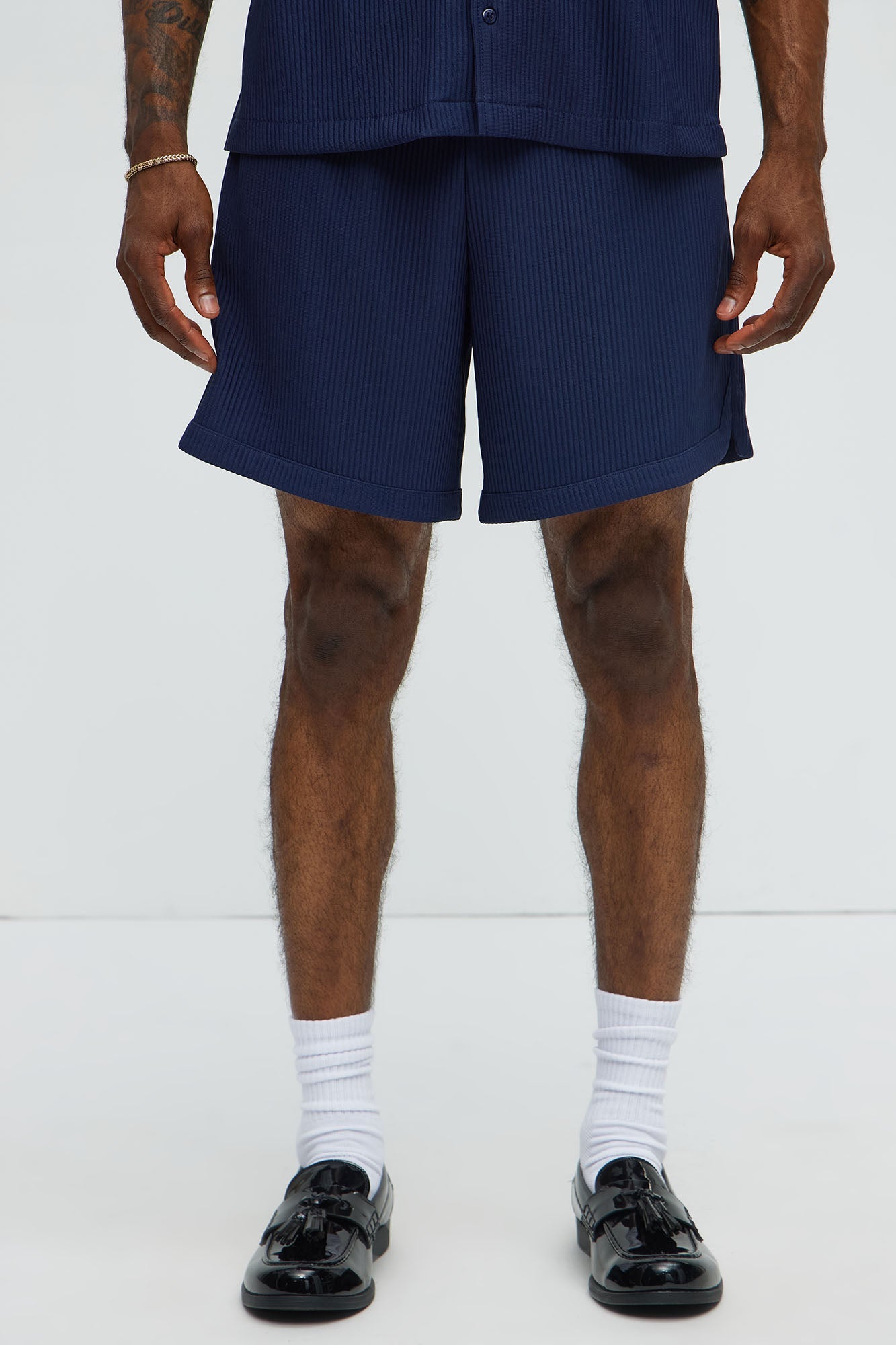 Show Up Basketball Short - Navy Fashion Nova