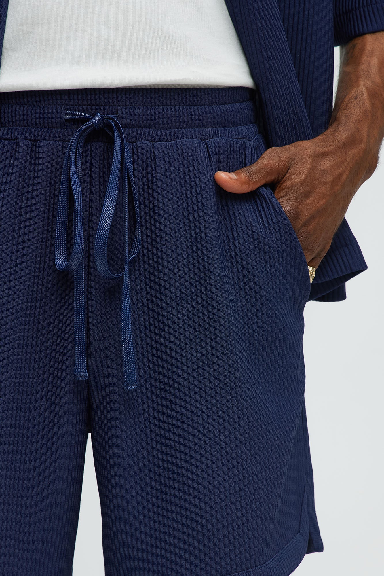 Show Up Basketball Short - Navy Fashion Nova