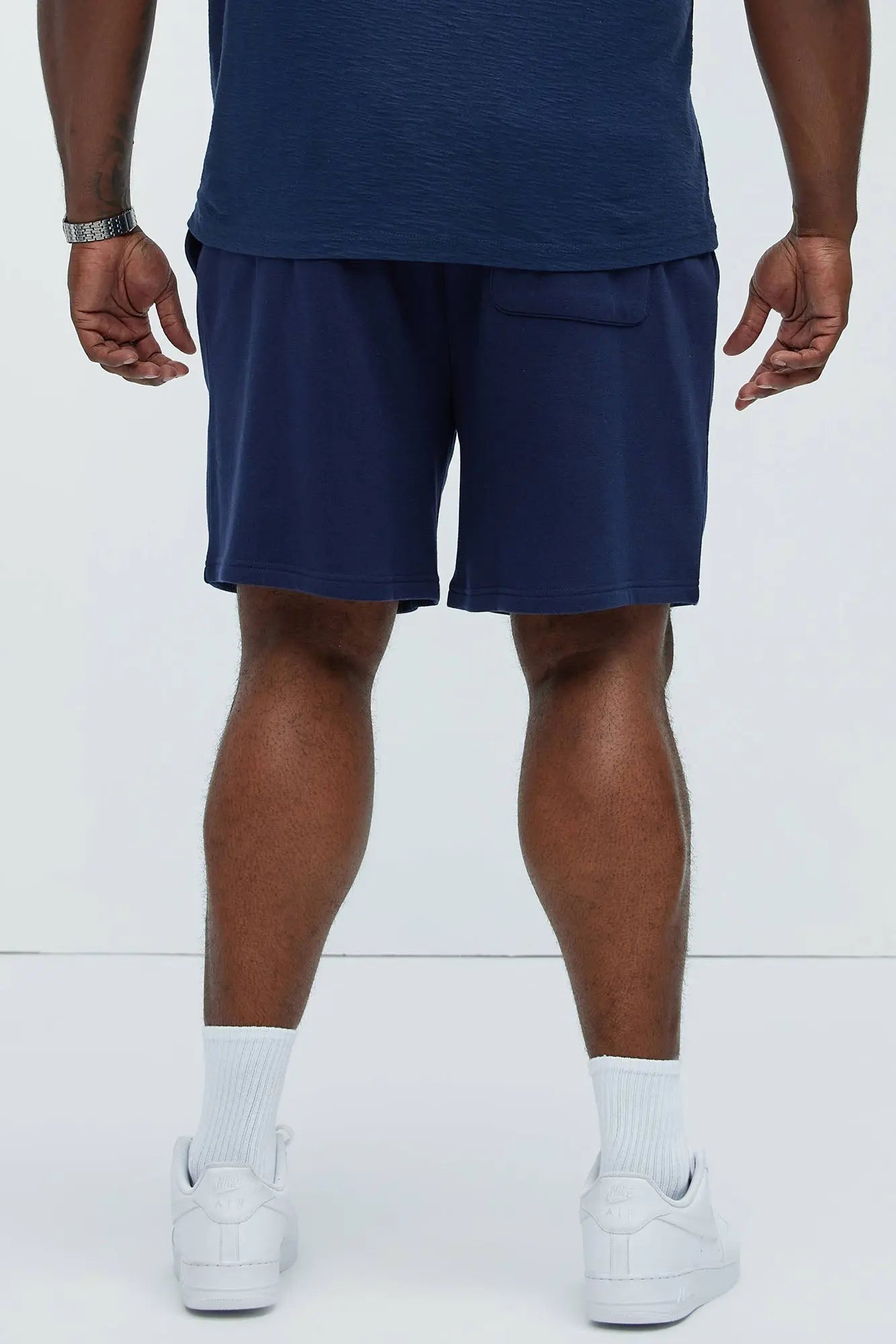 Tyson Sweatshort - Navy Fashion Nova