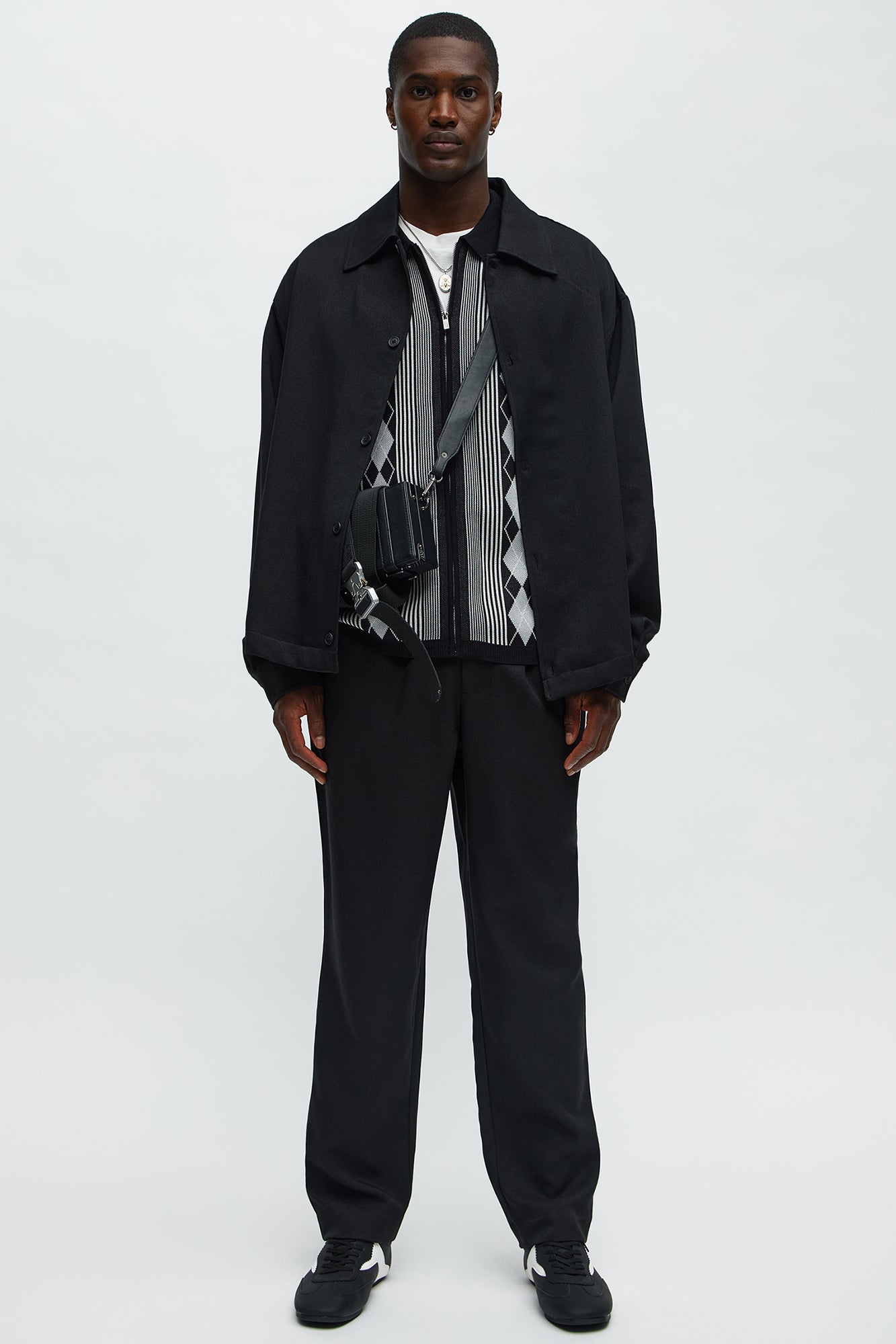 Relaxed Mara Overshirt - Black Fashion Nova