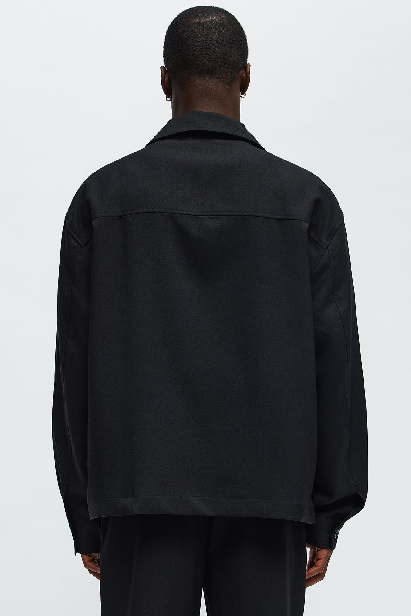 Relaxed Mara Overshirt - Black Fashion Nova