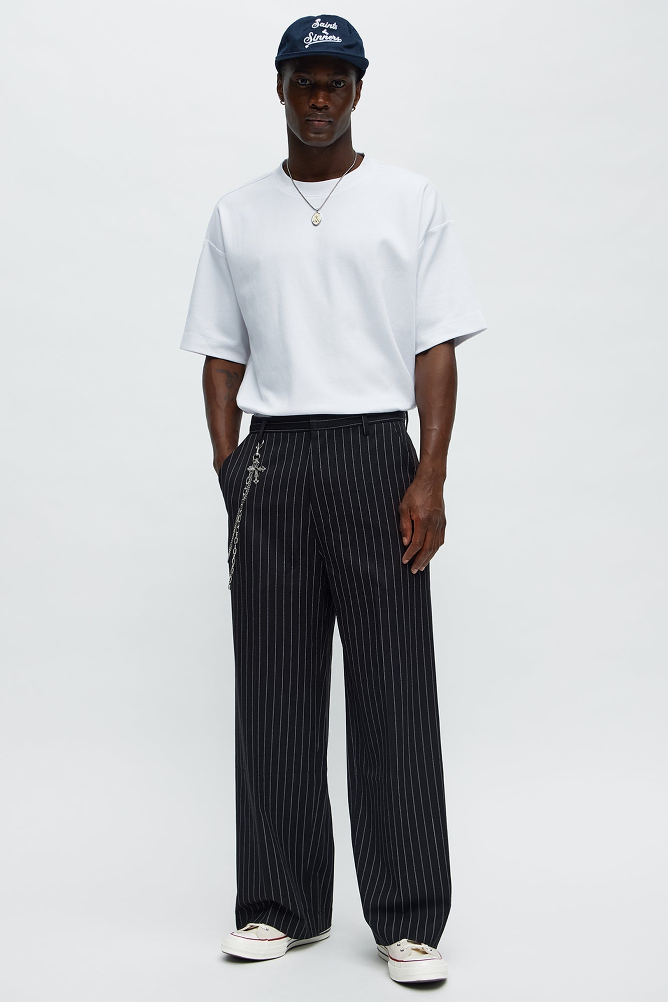Relaxed Premium Everyday Tee - White Fashion Nova