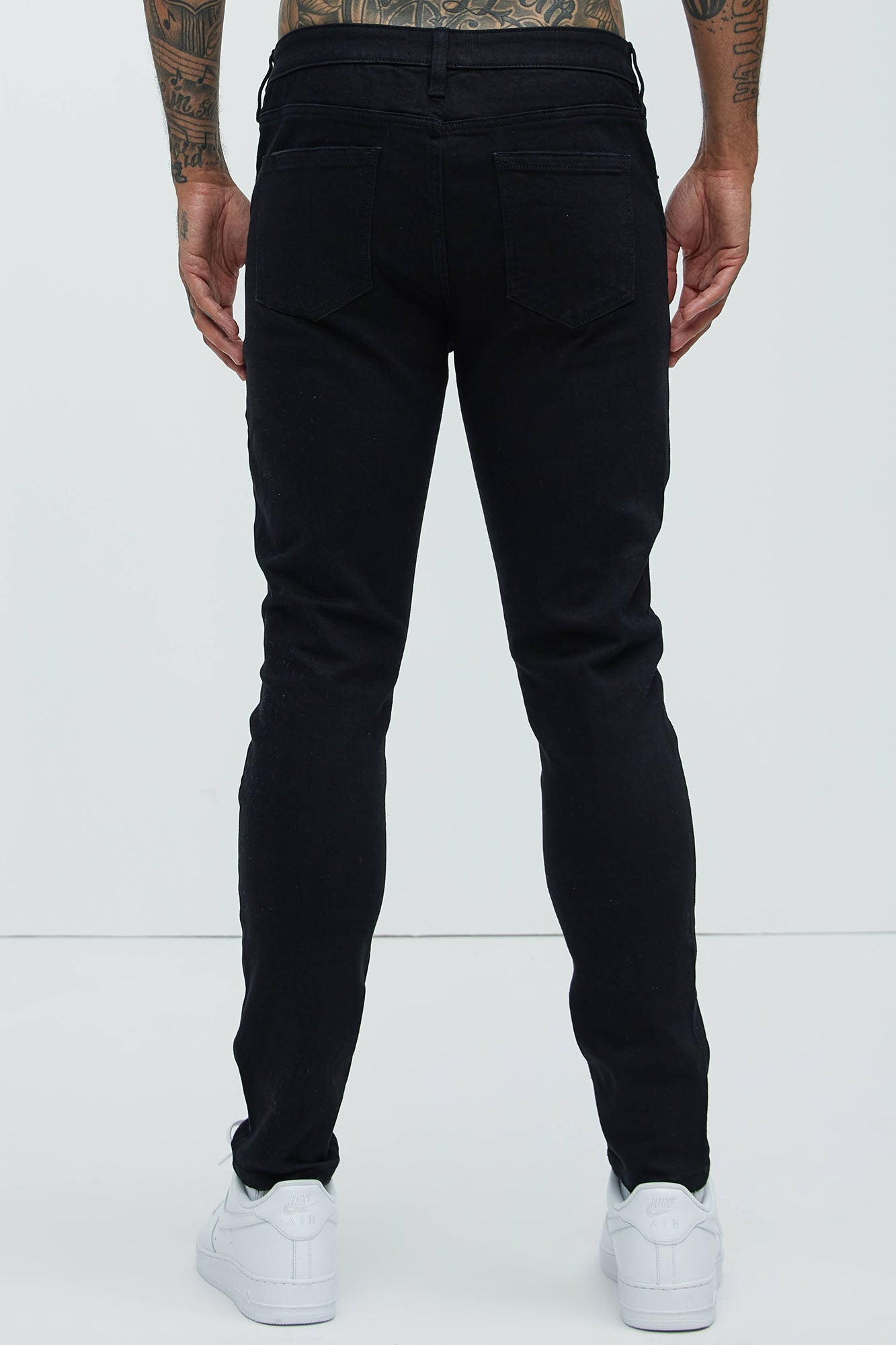 Take No L's Skinny Jean - Black Fashion Nova