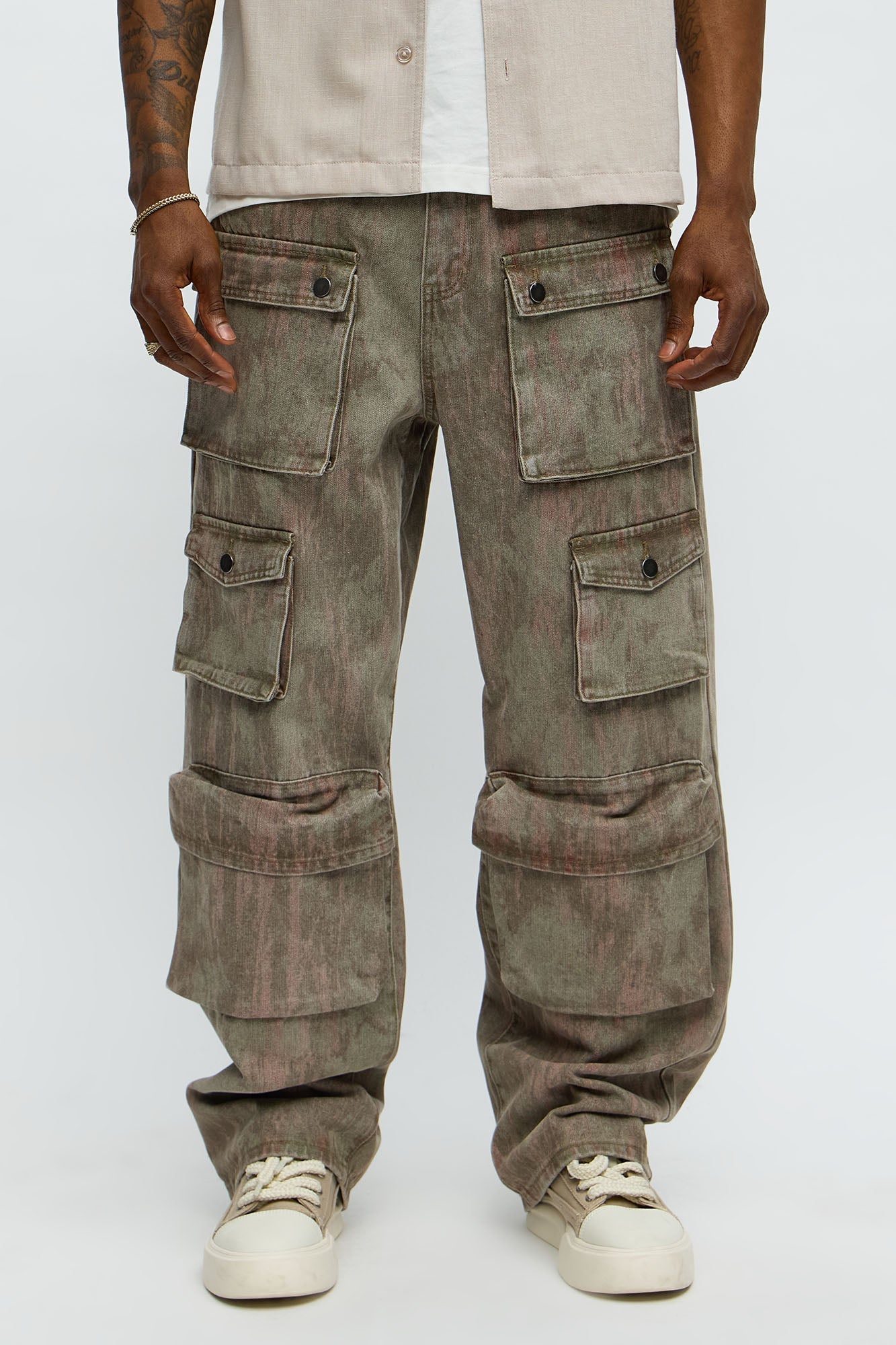 Run It By Baggy Cargo Jeans - Brown Fashion Nova