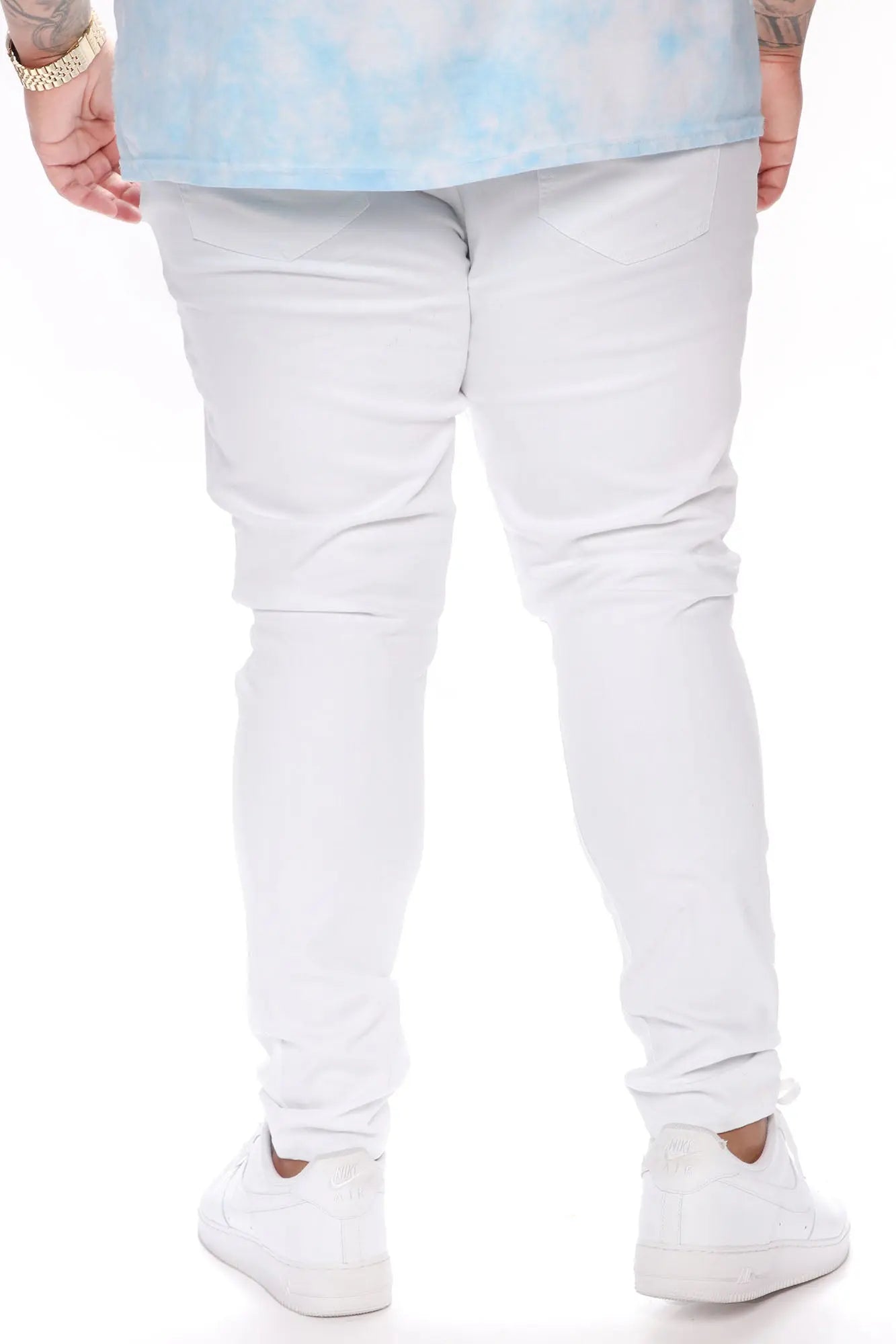Cornell Ripped Skinny Jeans - White Fashion Nova