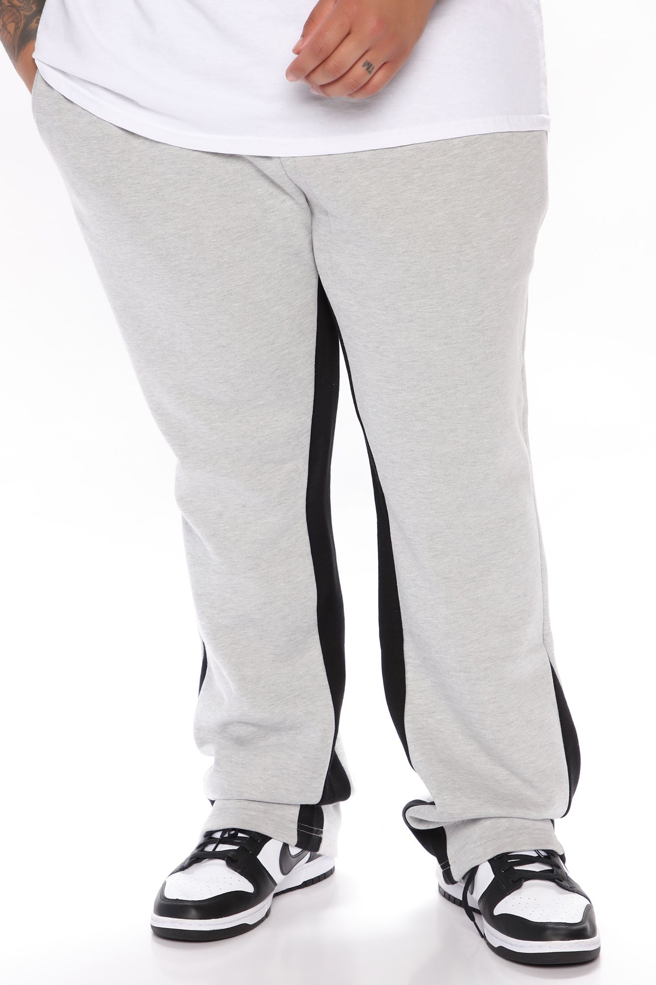 Tyson Flared Sweatpants - Grey Fashion Nova