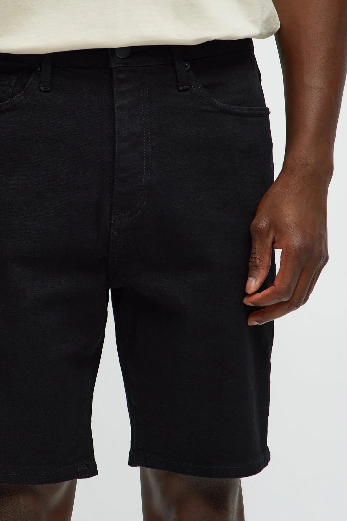 Cornell Slim Denim Shorts - Black Fashion Nova