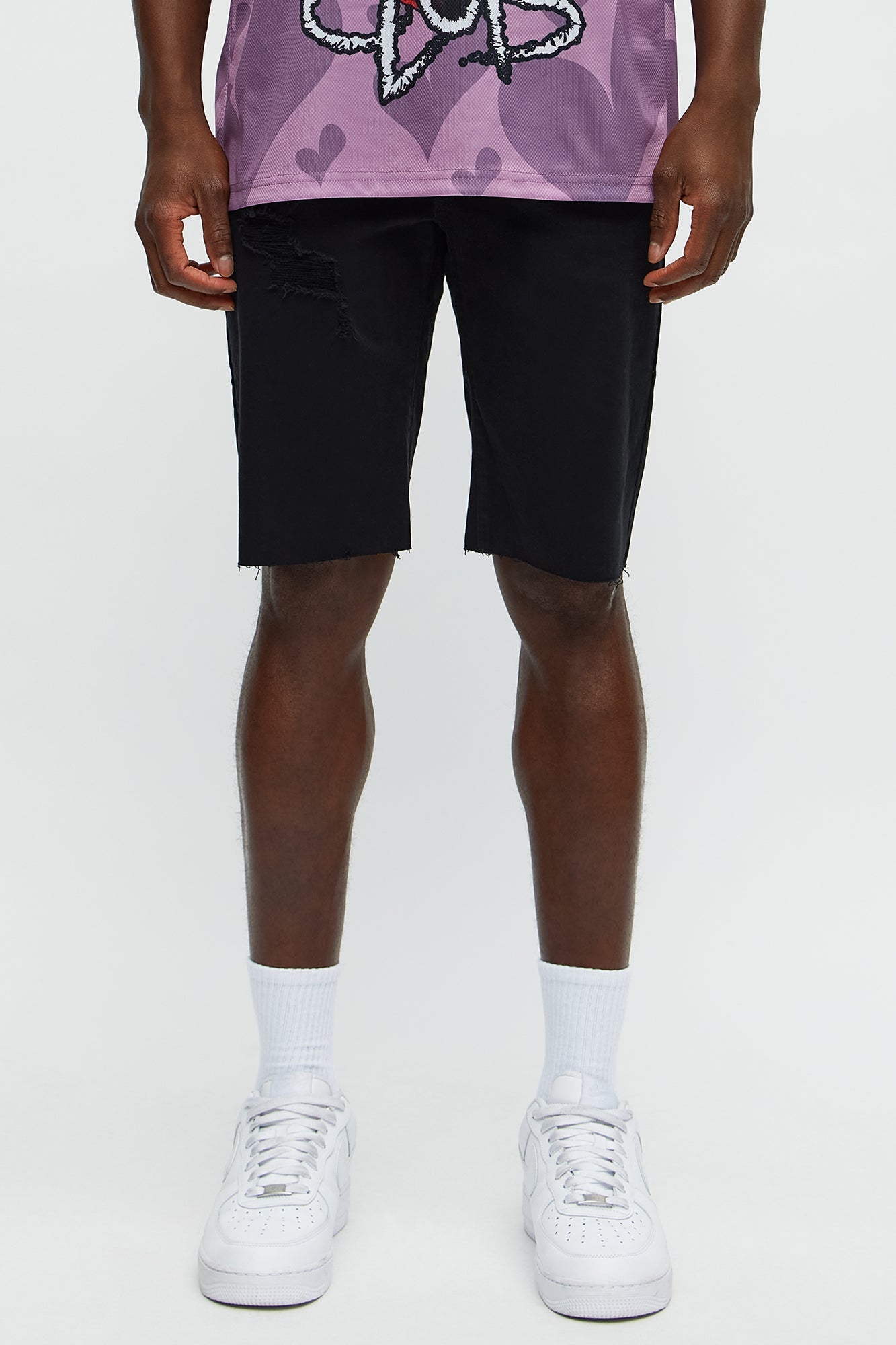 Earl Denim Shorts - Black Fashion Nova