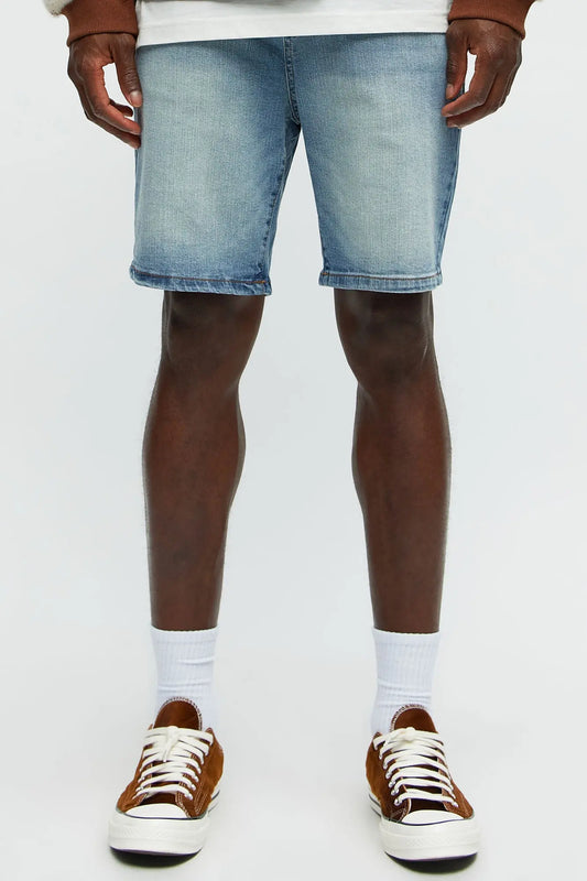 Cornell Slim Denim Shorts - Light Wash Fashion Nova