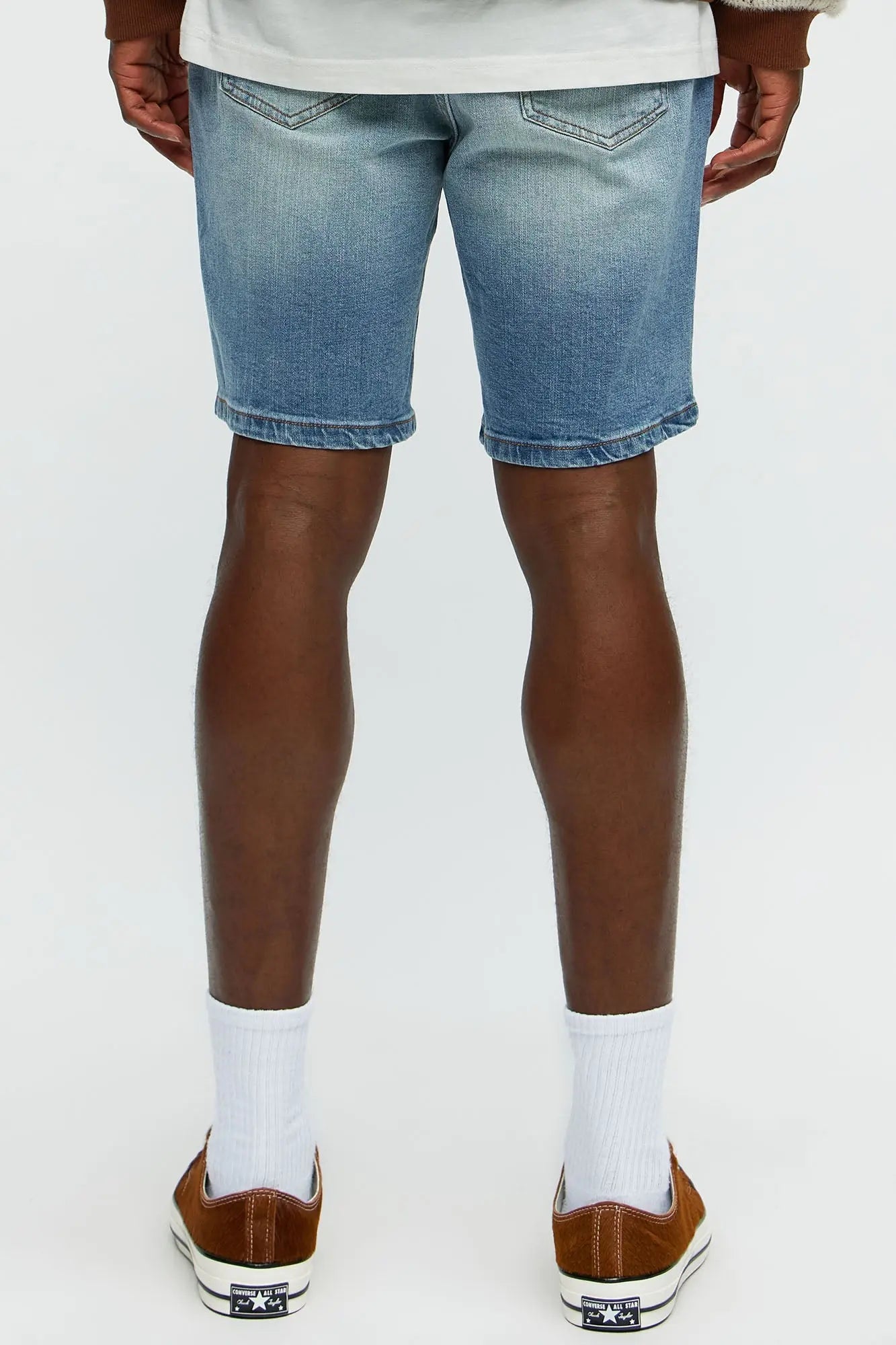 Cornell Slim Denim Shorts - Light Wash Fashion Nova