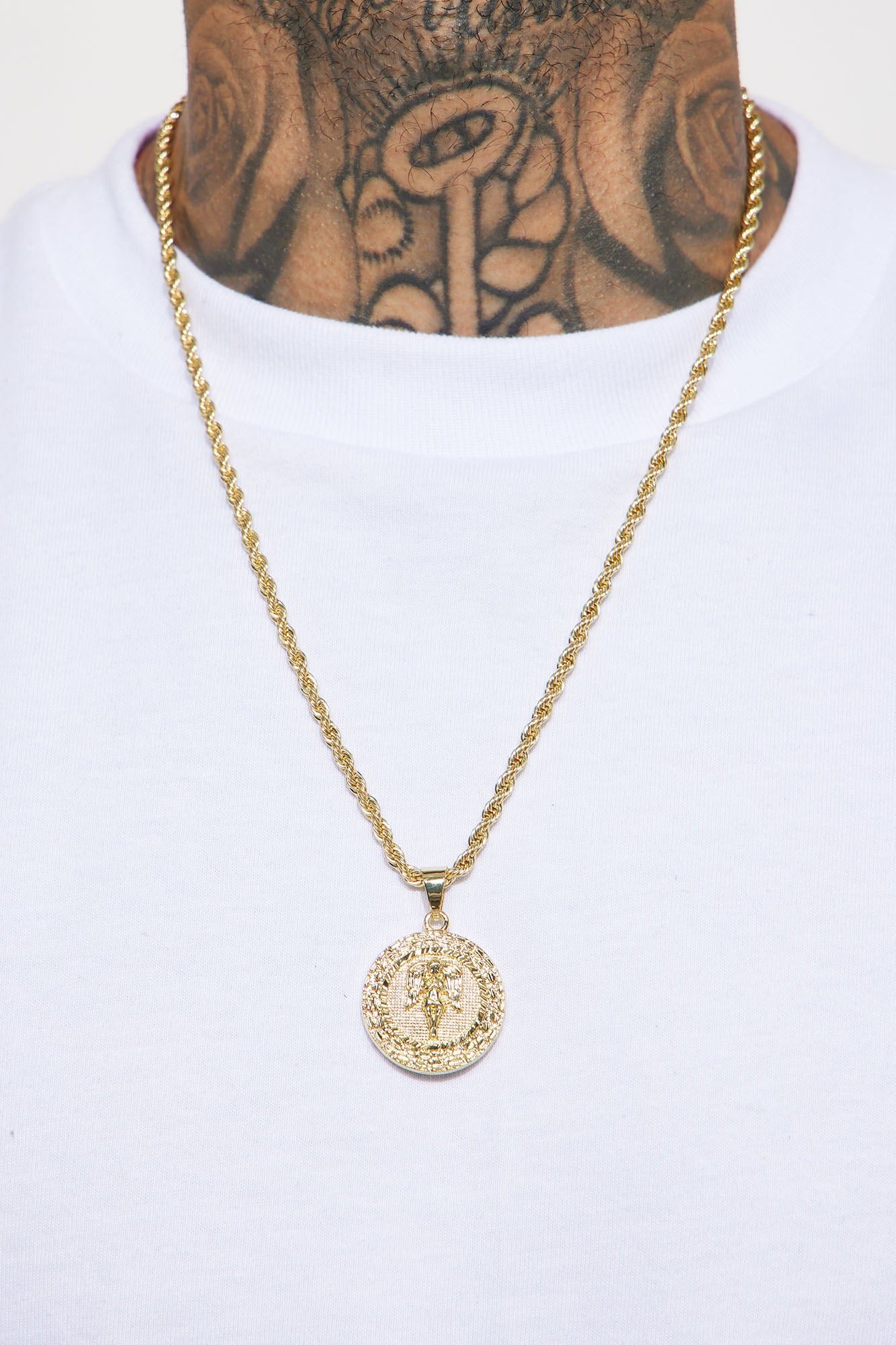 Nugget Angel Chain Necklace - Gold Fashion Nova