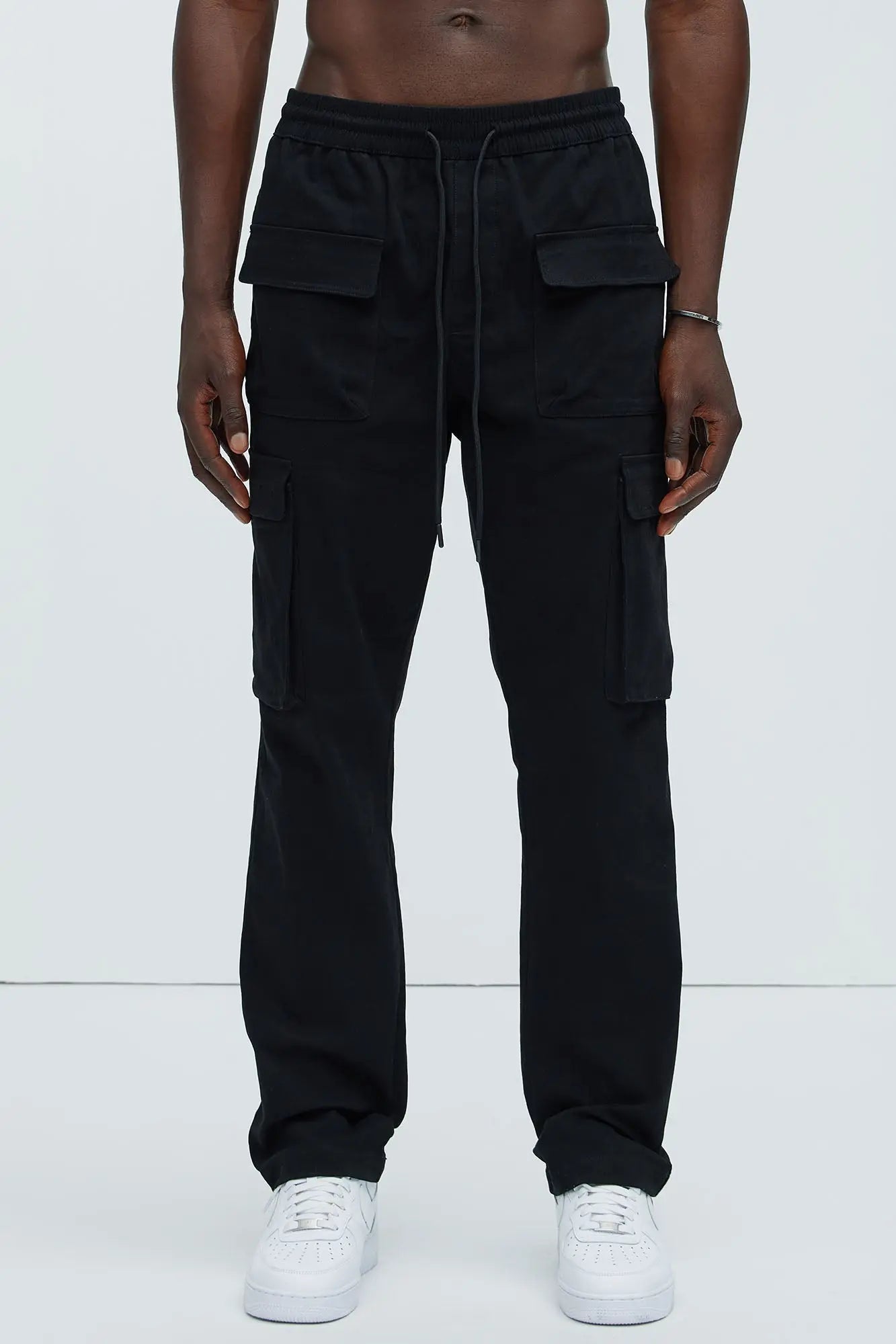 Cadet Utility Slim Cargo Pants - Black Fashion Nova