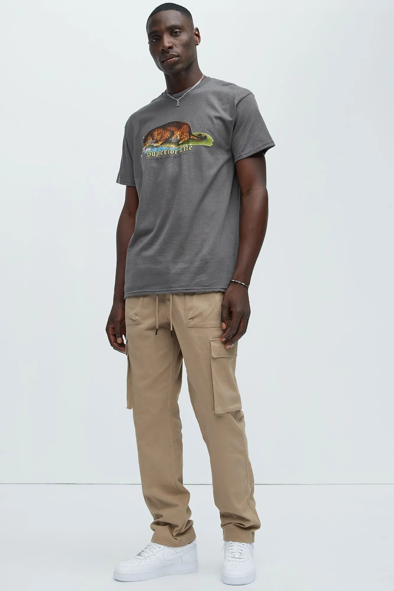 Cadet Utility Slim Cargo Pants - Khaki Fashion Nova