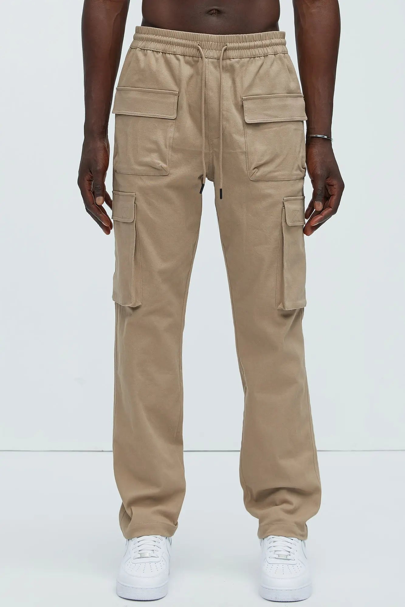 Cadet Utility Slim Cargo Pants - Khaki Fashion Nova