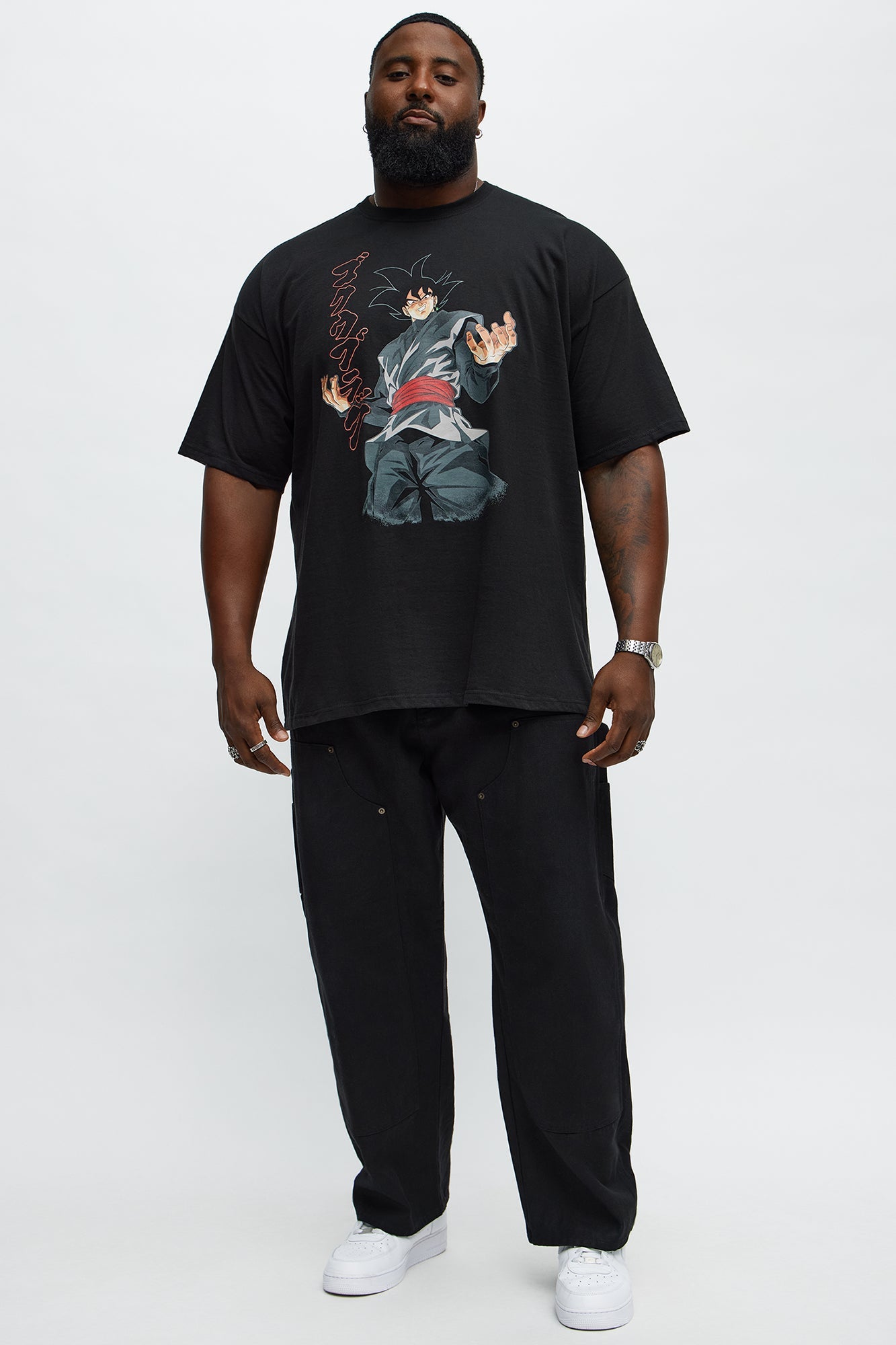 Dragon Ball Super Black Short Sleeve Tee - Black Fashion Nova