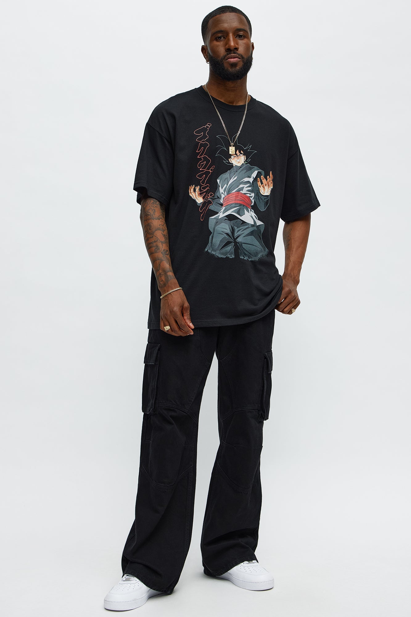 Dragon Ball Super Black Short Sleeve Tee - Black Fashion Nova