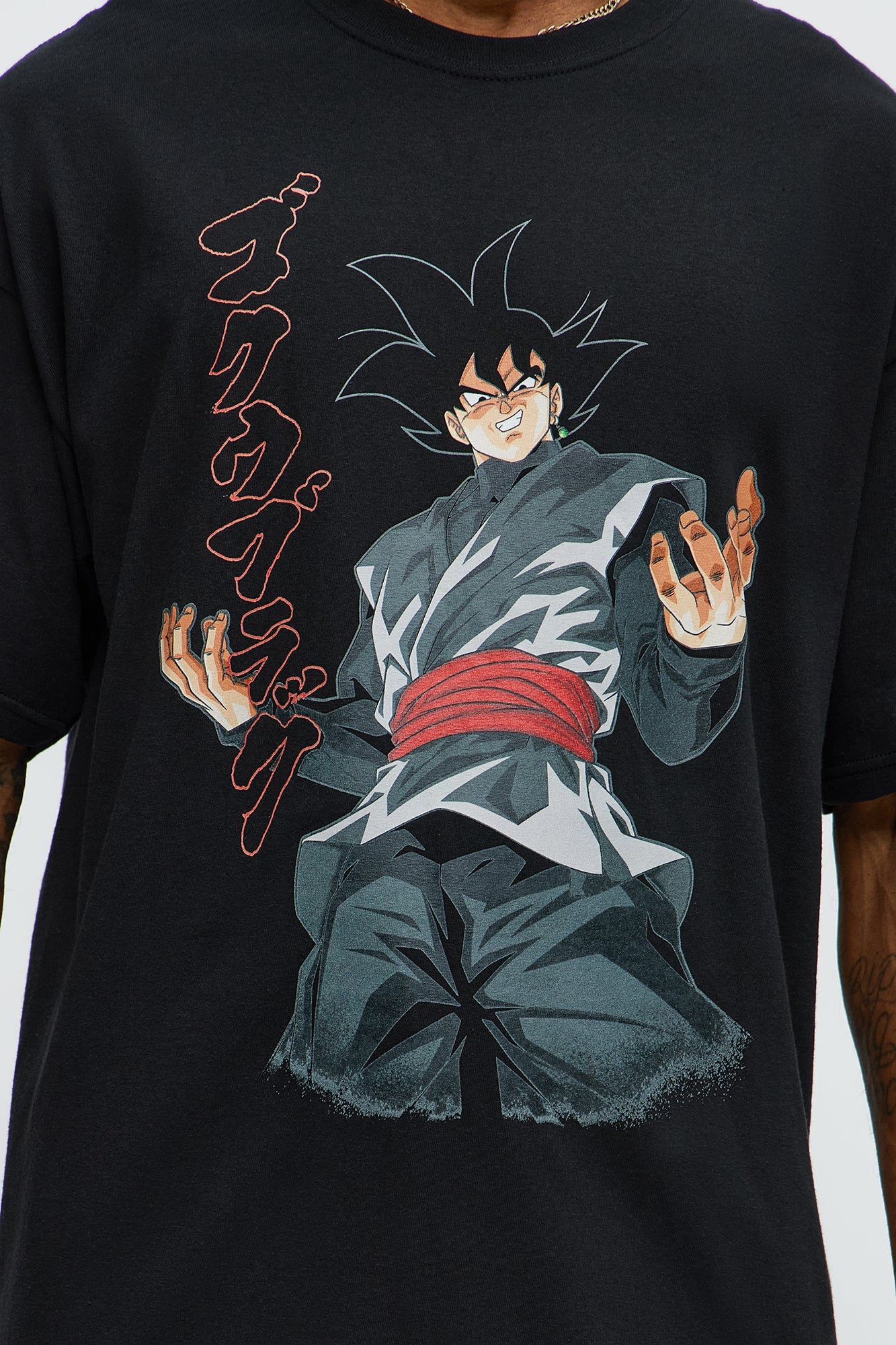 Dragon Ball Super Black Short Sleeve Tee - Black Fashion Nova