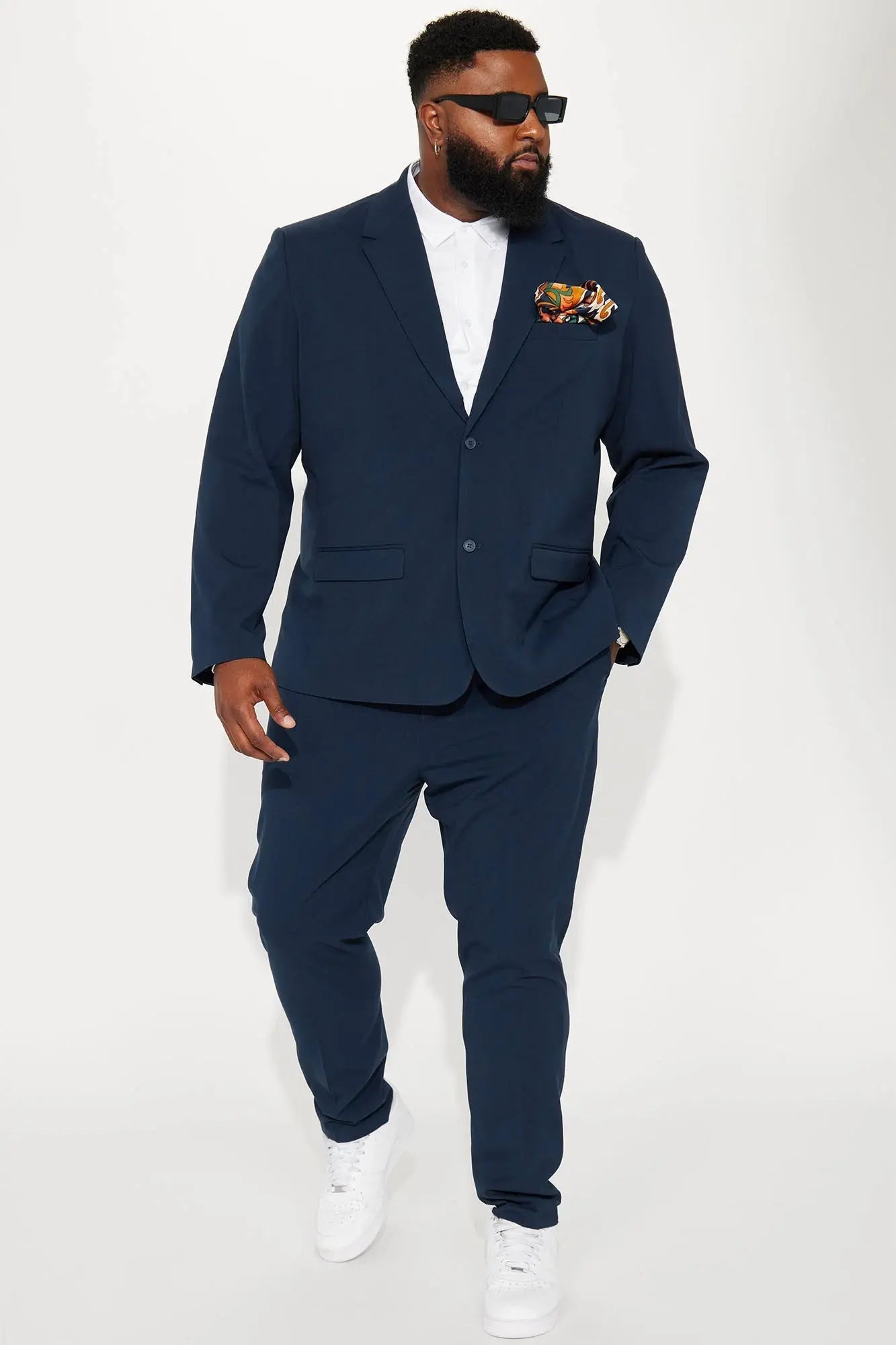 The Modern Stretch Slim Trouser - Navy Fashion Nova