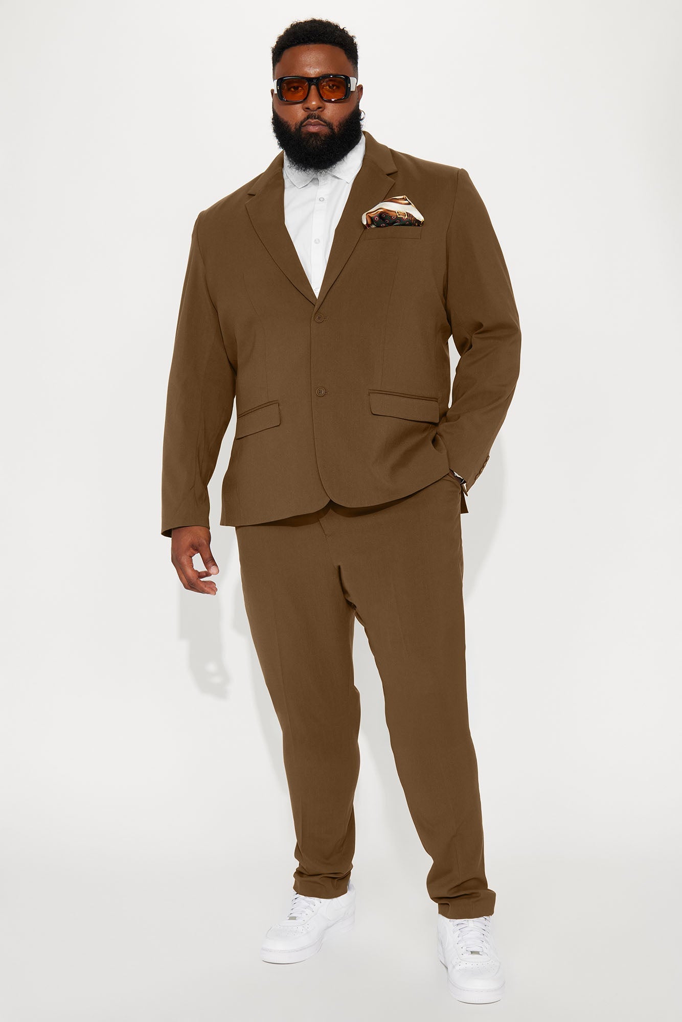 The Modern Stretch Suit Jacket - Bronze Fashion Nova