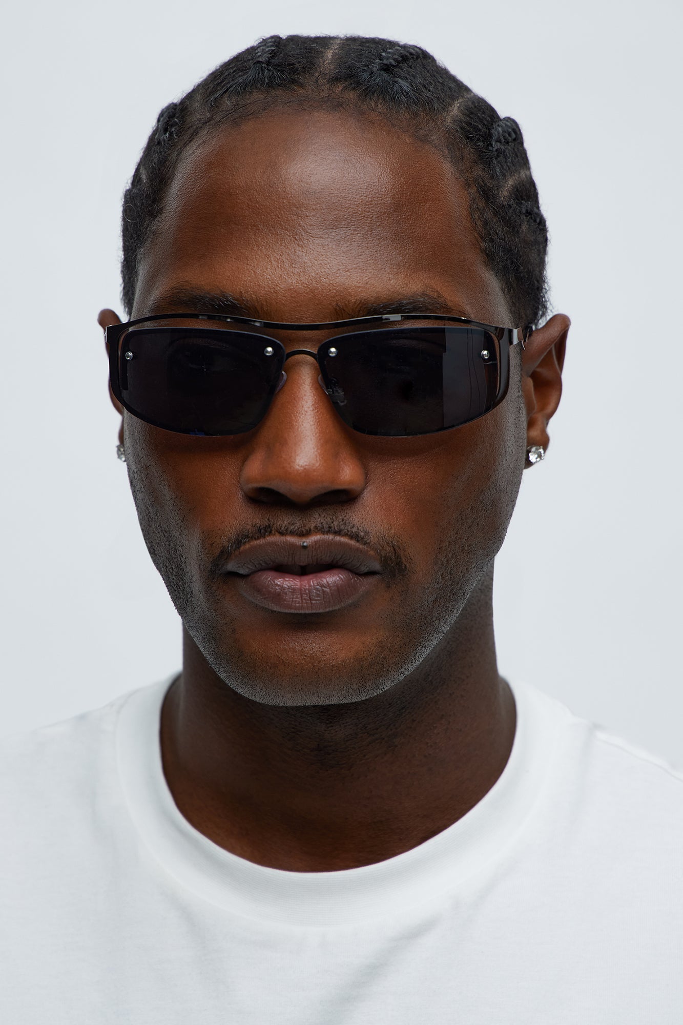 Squiggled Sunglasses - Black Fashion Nova