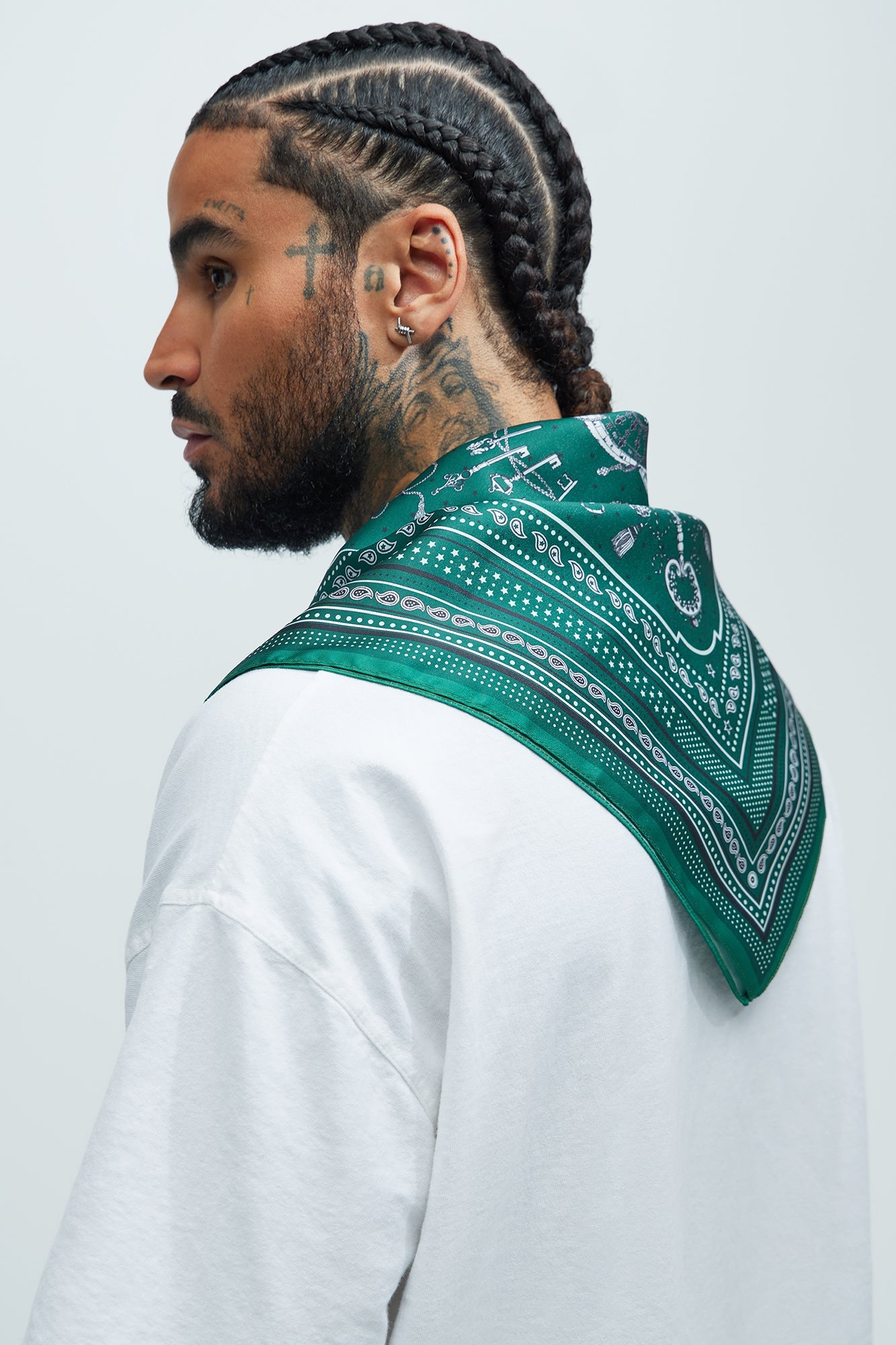 Charming Is Key Bandana - Green Fashion Nova