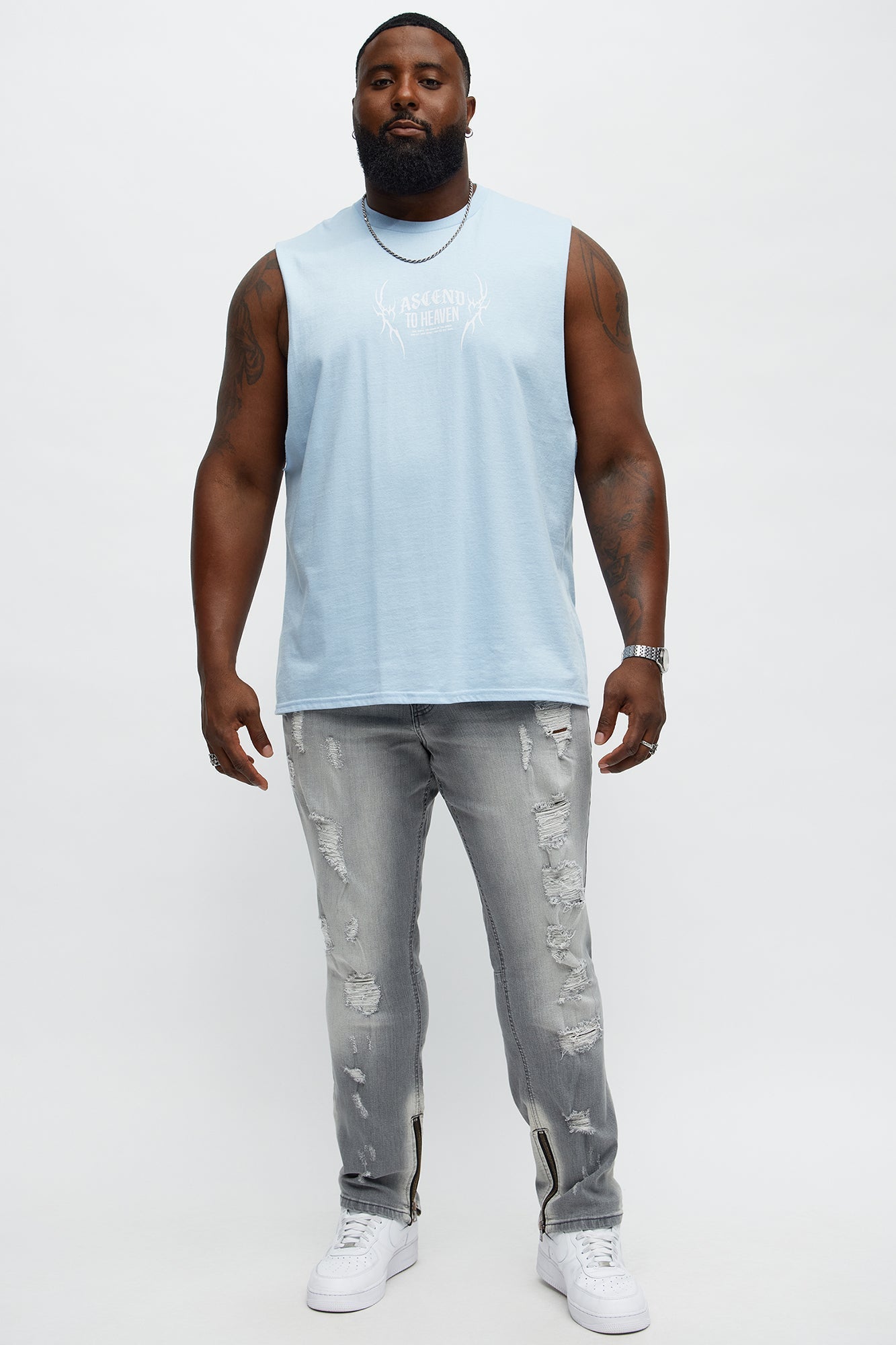 Stay Positive Skinny Jean - Grey Fashion Nova