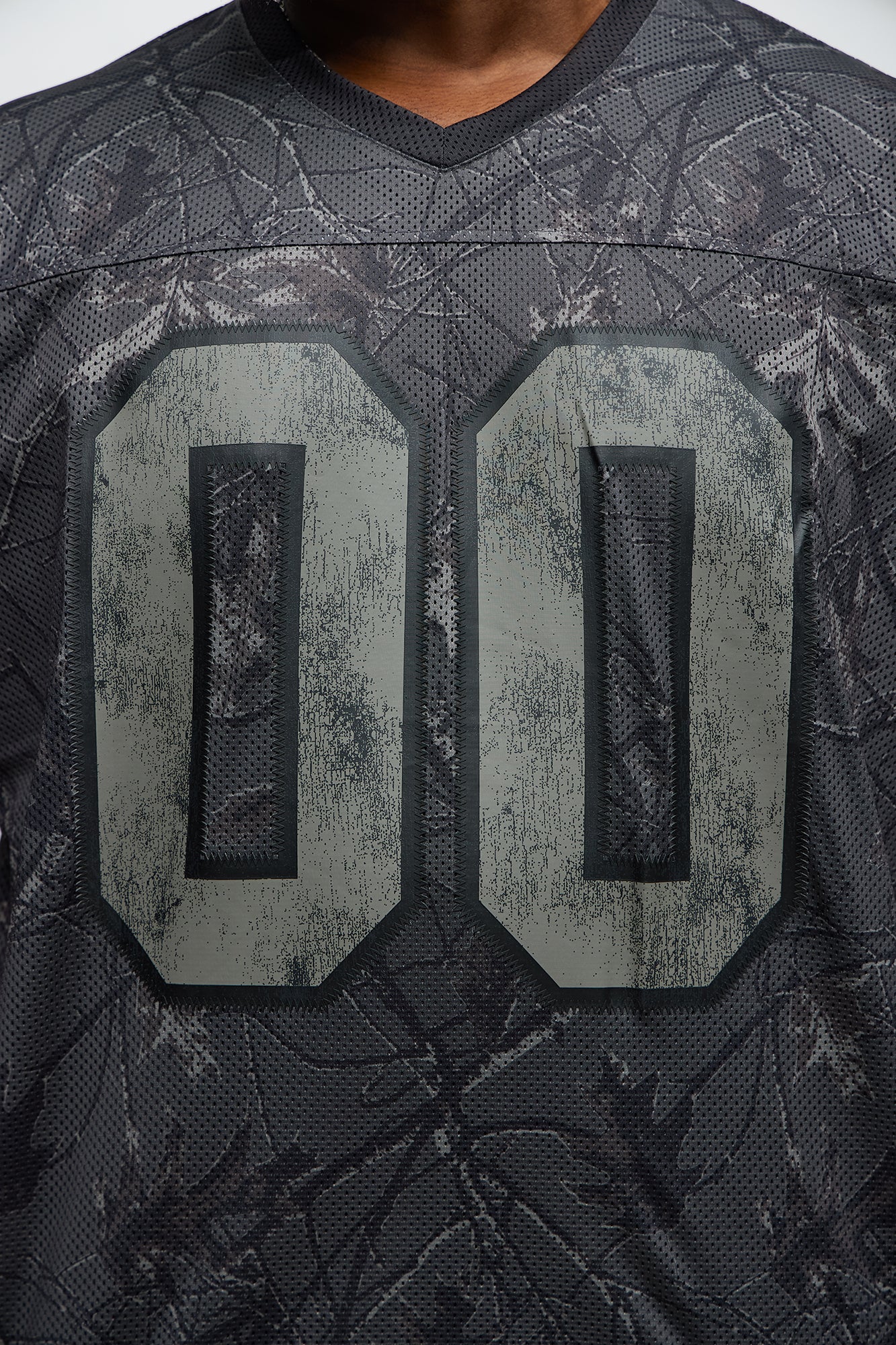 Short Sleeve Camo Jersey - Black Fashion Nova