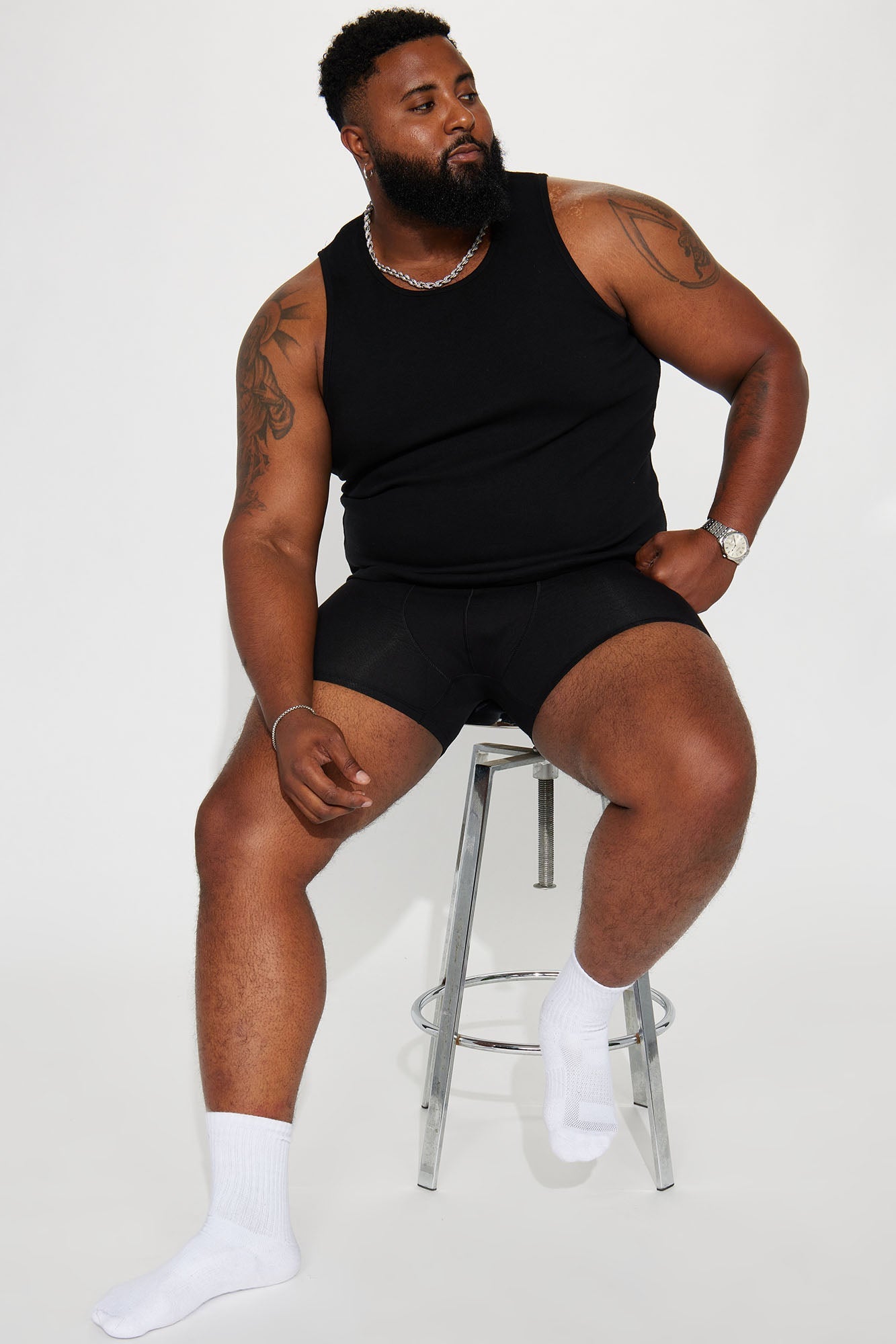 Novamen Modal Boxer Brief - Black Fashion Nova