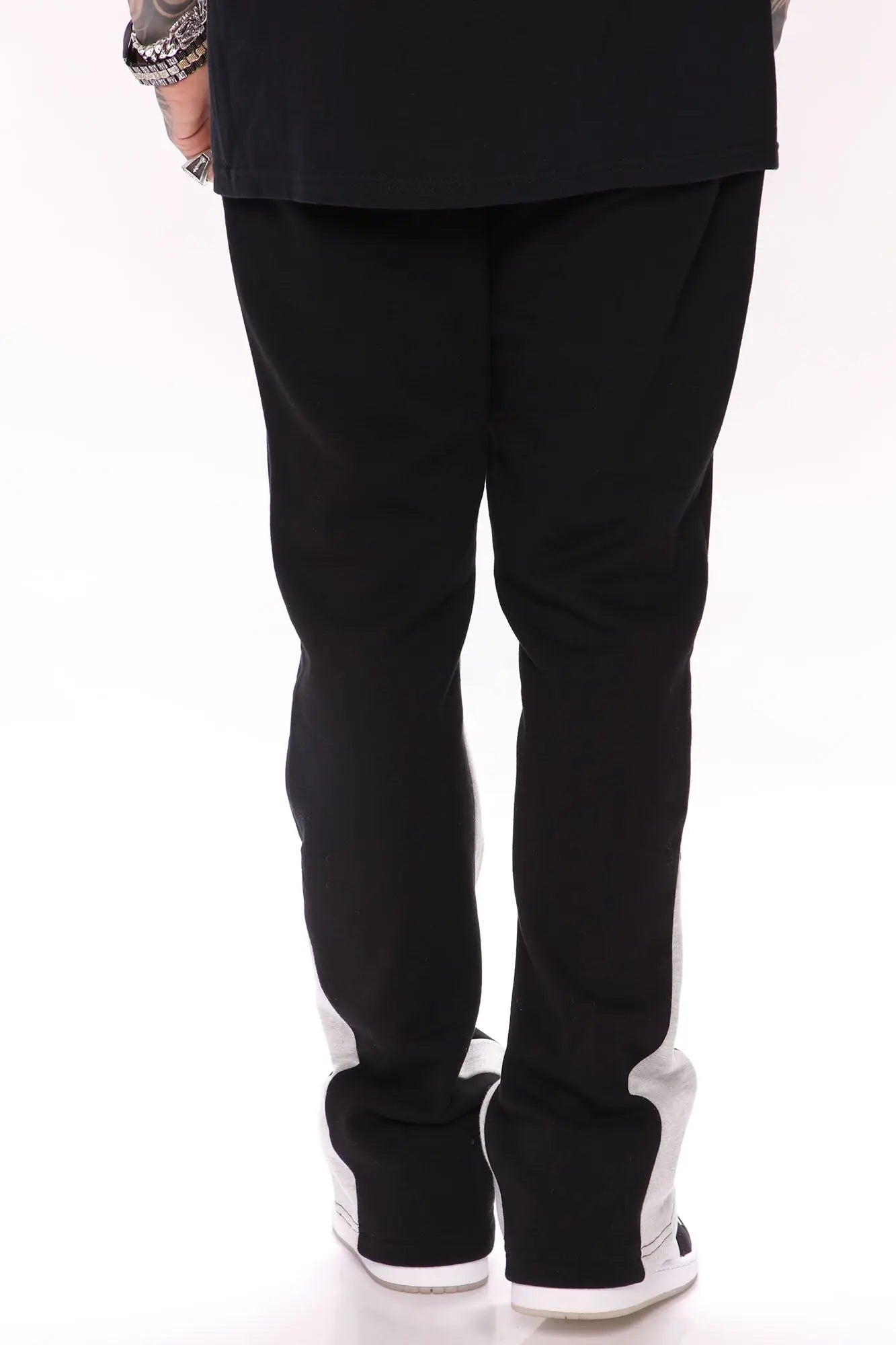 Tyson Flared Sweatpants - Black Fashion Nova