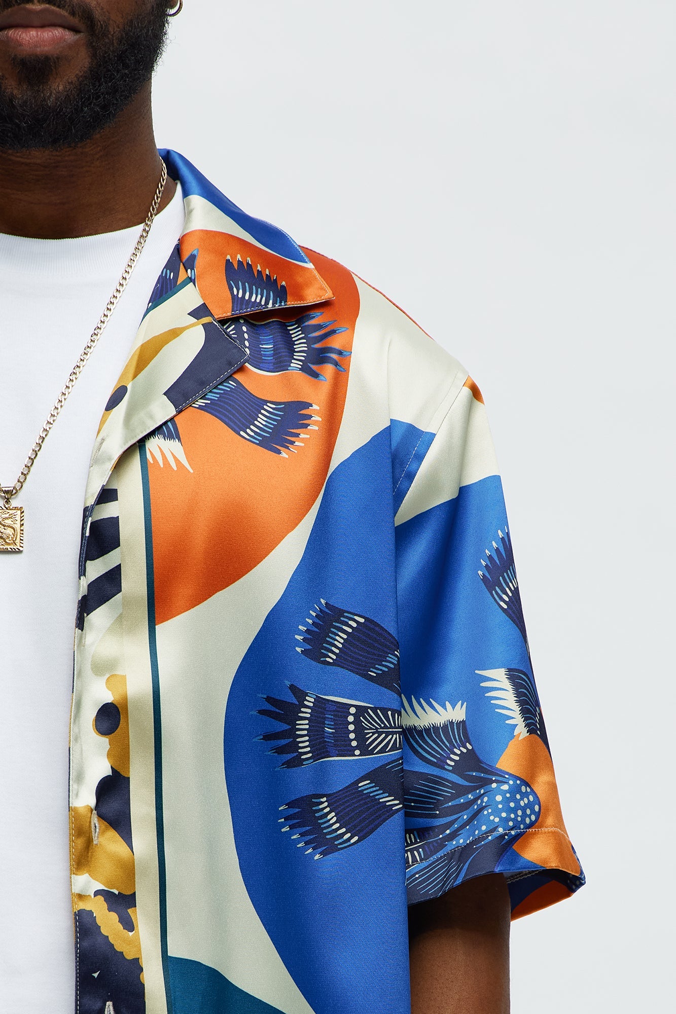 Relaxed Sea Vibe Cuban Collar Button Up Shirt - Multi Color Fashion Nova