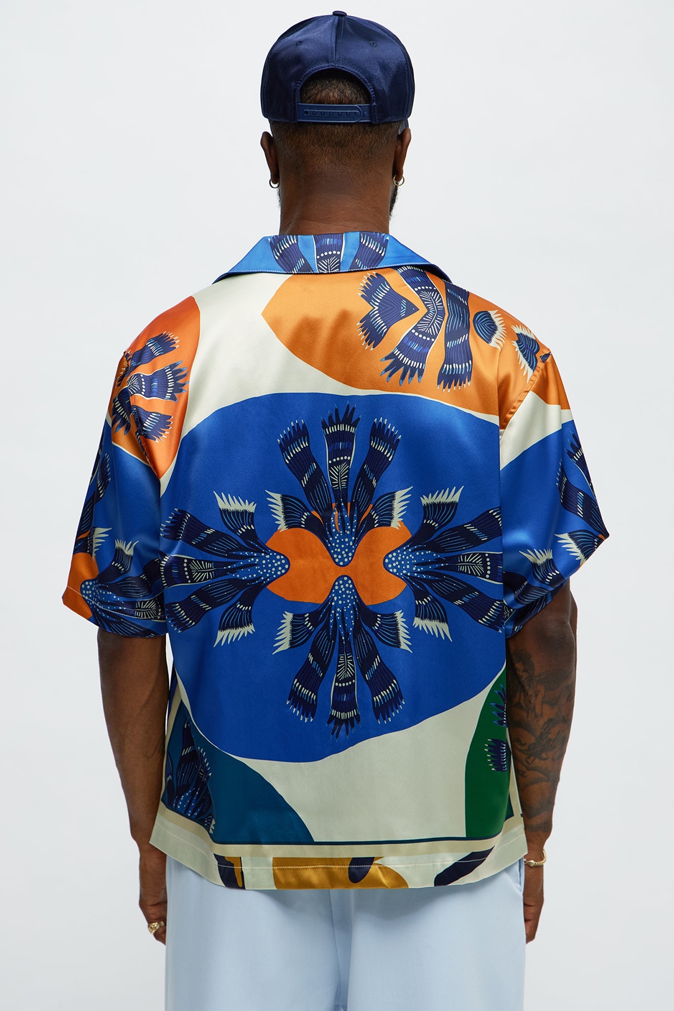 Relaxed Sea Vibe Cuban Collar Button Up Shirt - Multi Color Fashion Nova