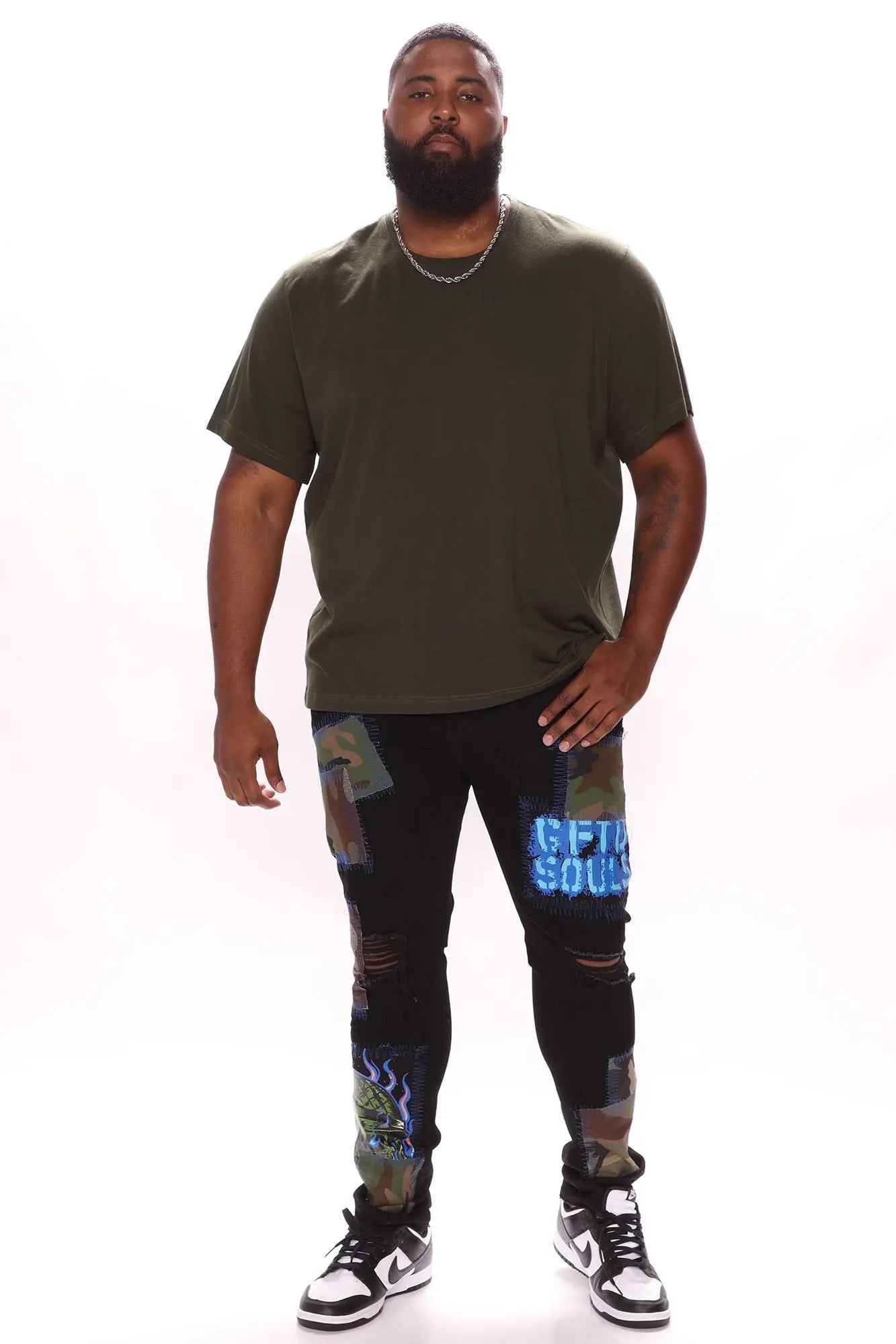 Classic Lightweight Tee - Olive Fashion Nova