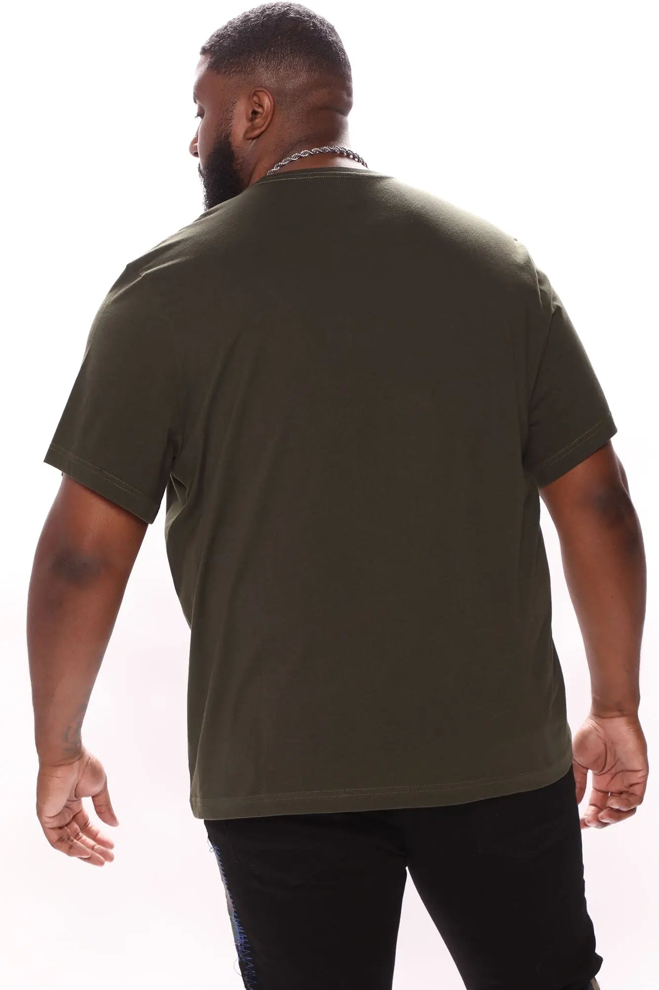 Classic Lightweight Tee - Olive Fashion Nova