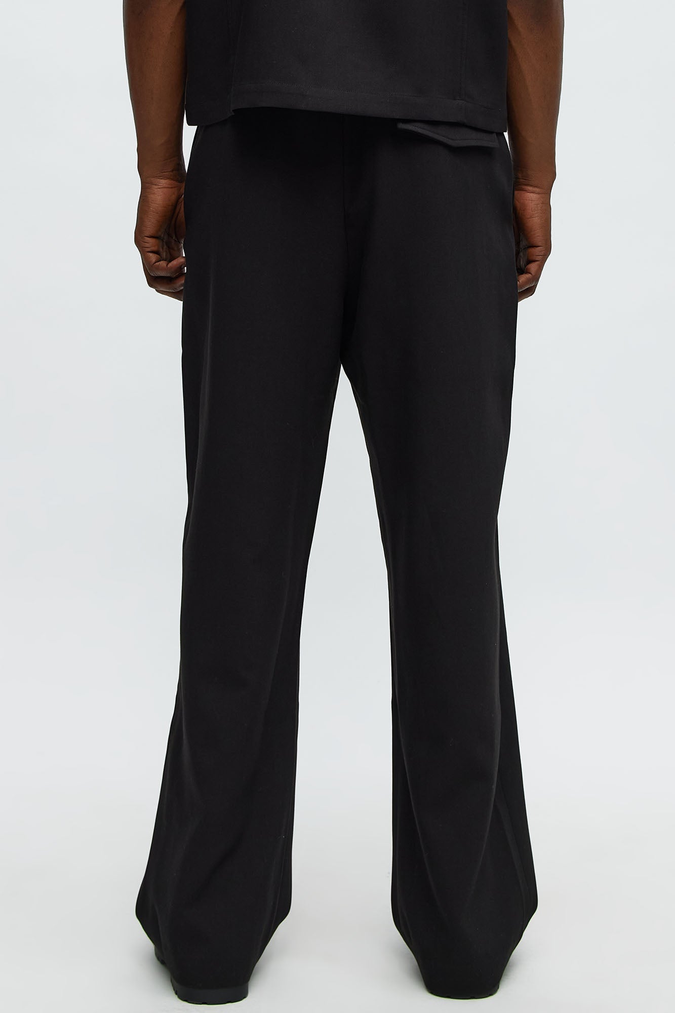 Ronan High Waisted Pleated Trousers - Black Fashion Nova
