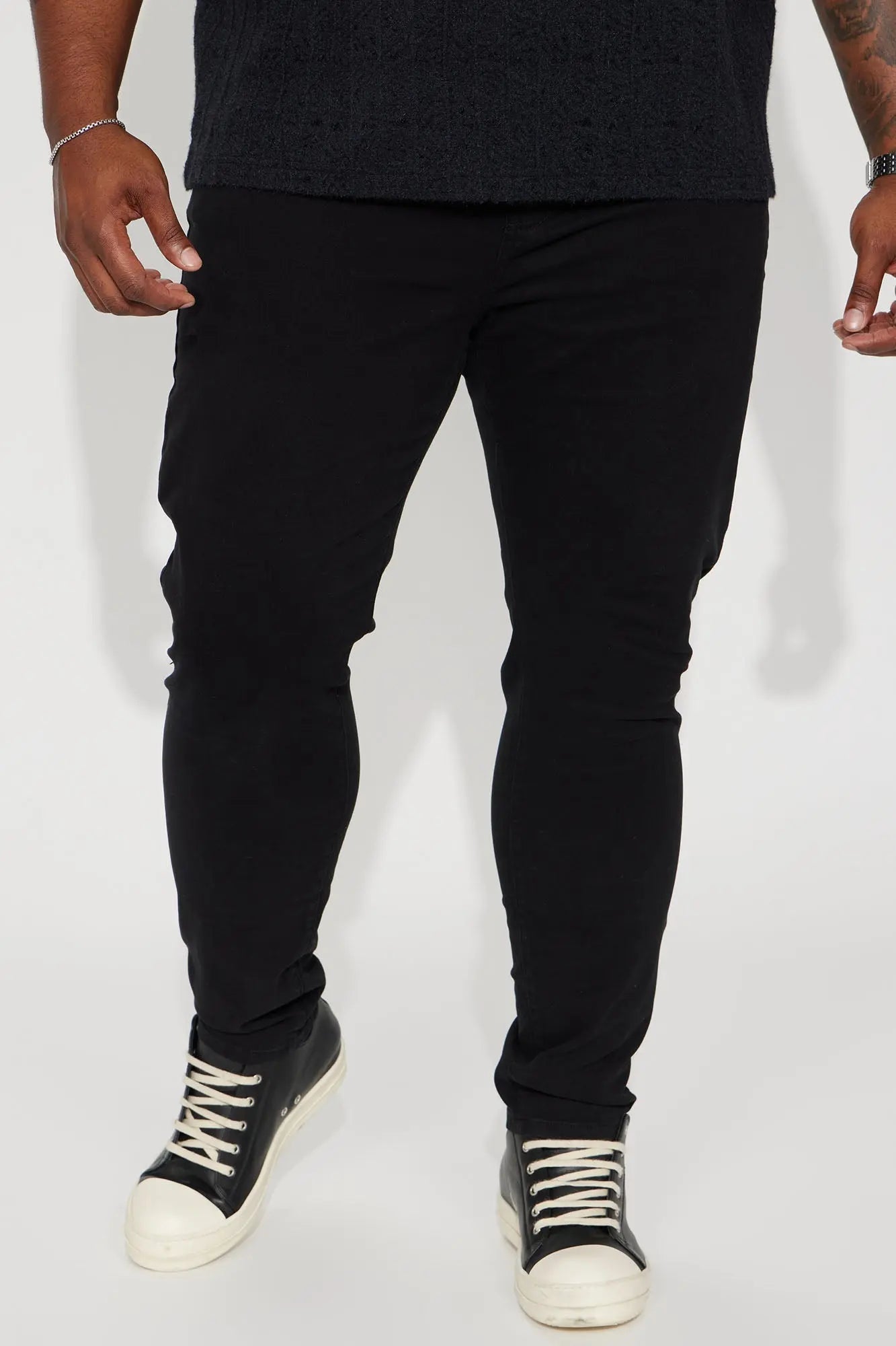 Mac Chino Skinny 5 Pocket Pants - Black Fashion Nova