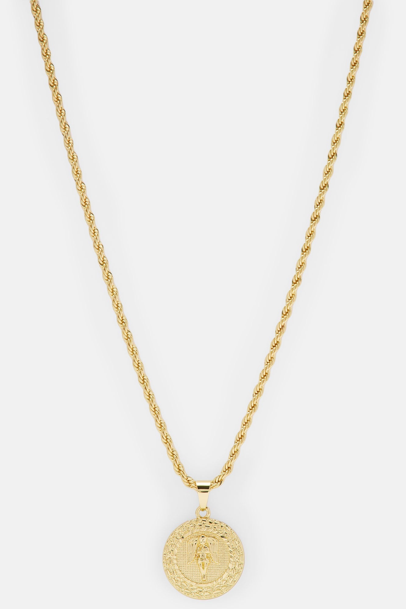 Nugget Angel Chain Necklace - Gold Fashion Nova