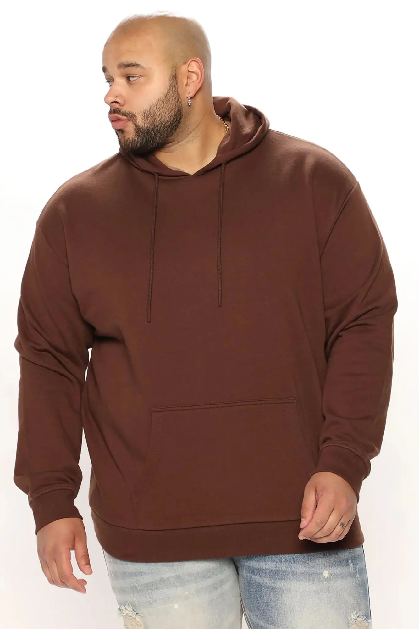Tyson Hoodie - Chocolate Fashion Nova