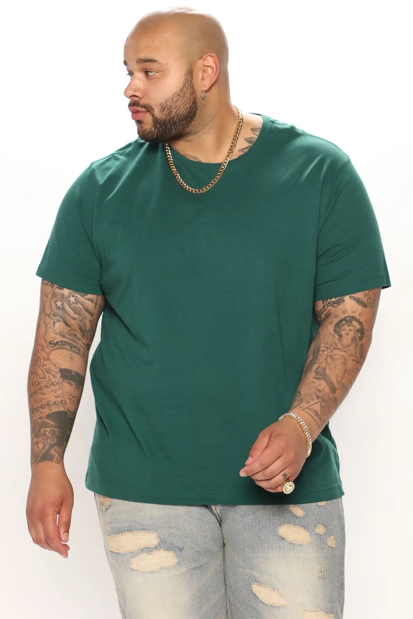 Classic Lightweight Tee - Hunter Fashion Nova