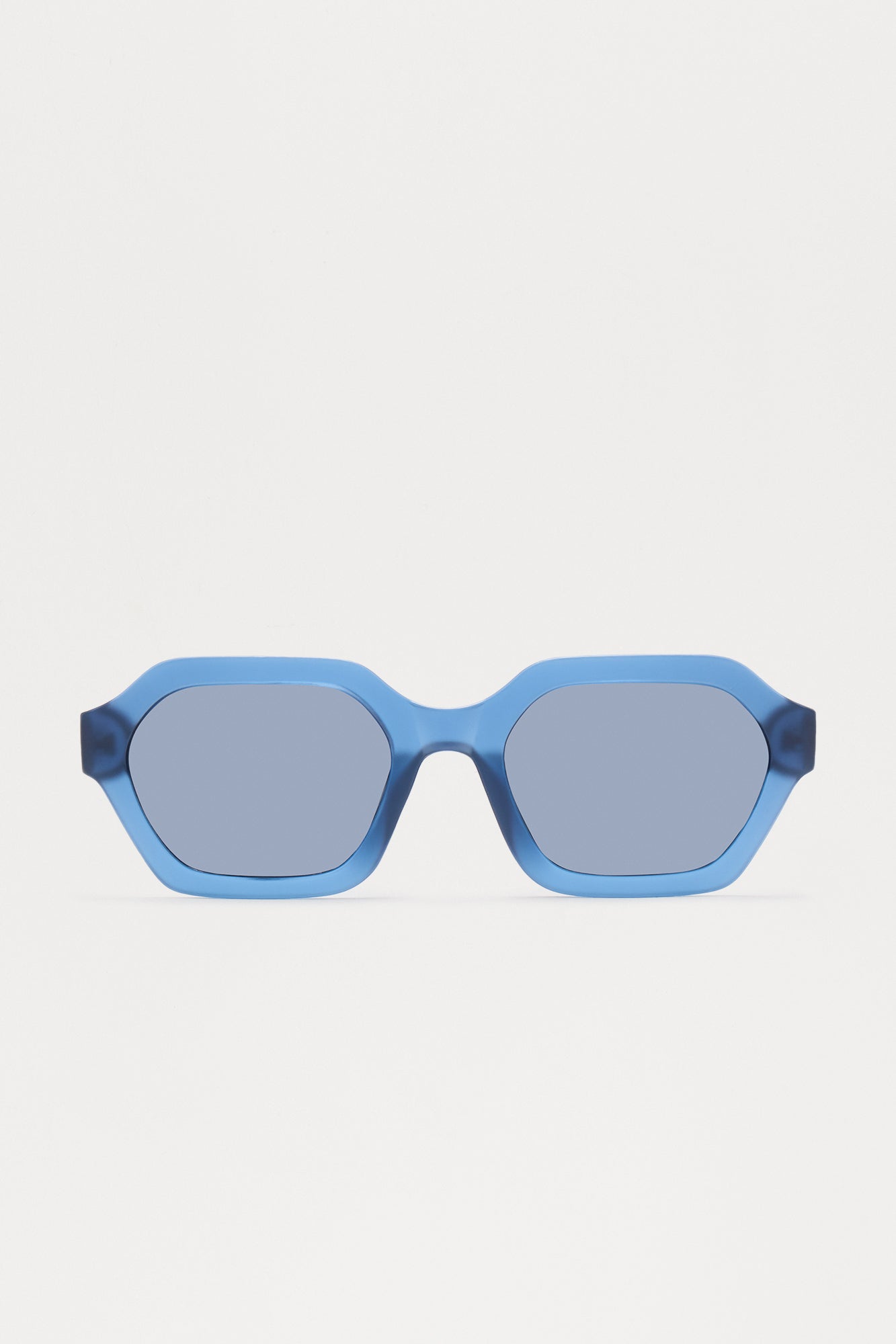 Mallee Round Sunglasses - Blue Fashion Nova