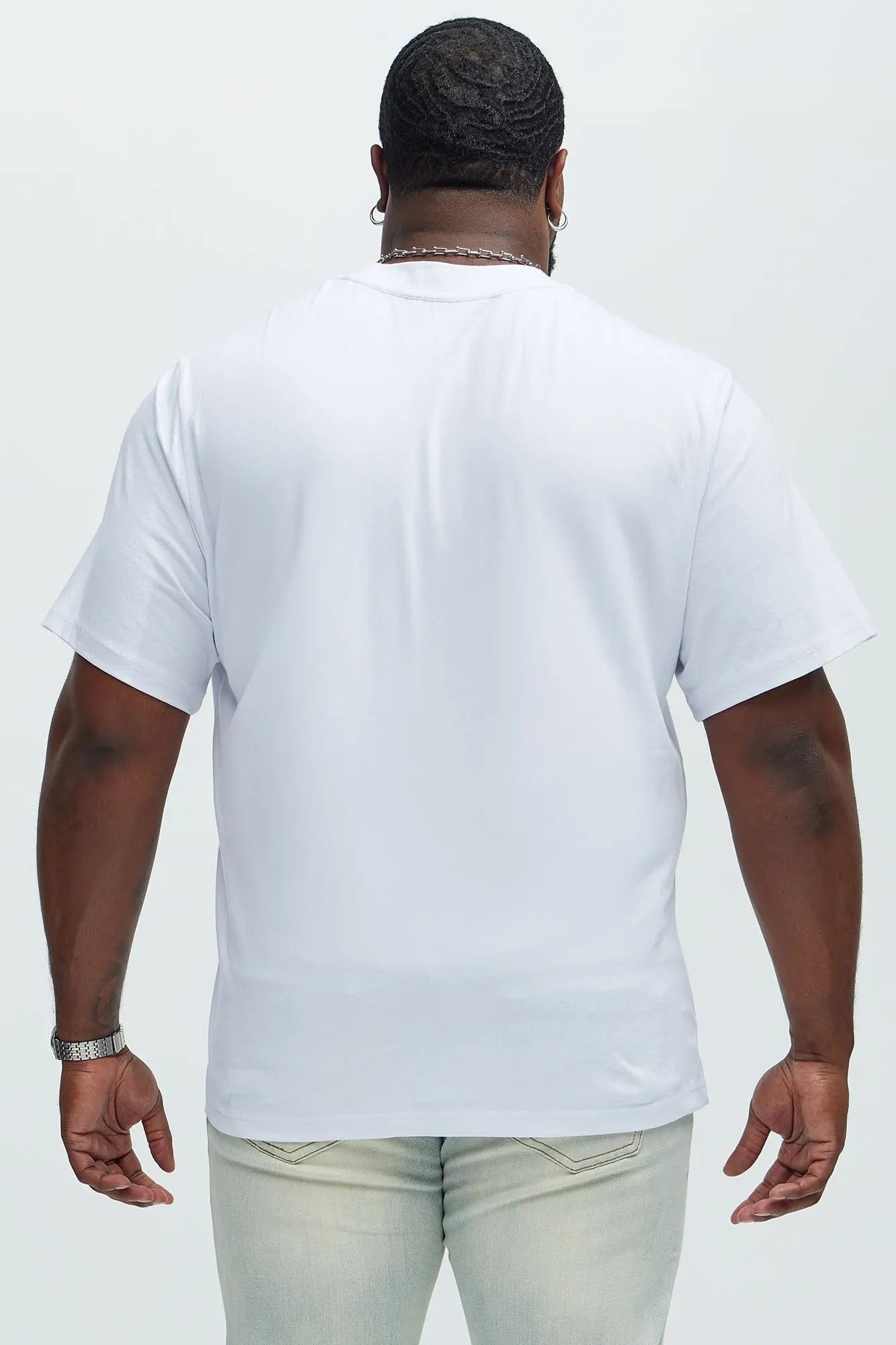 Oversized Heavyweight Tee 240GSM - White Fashion Nova